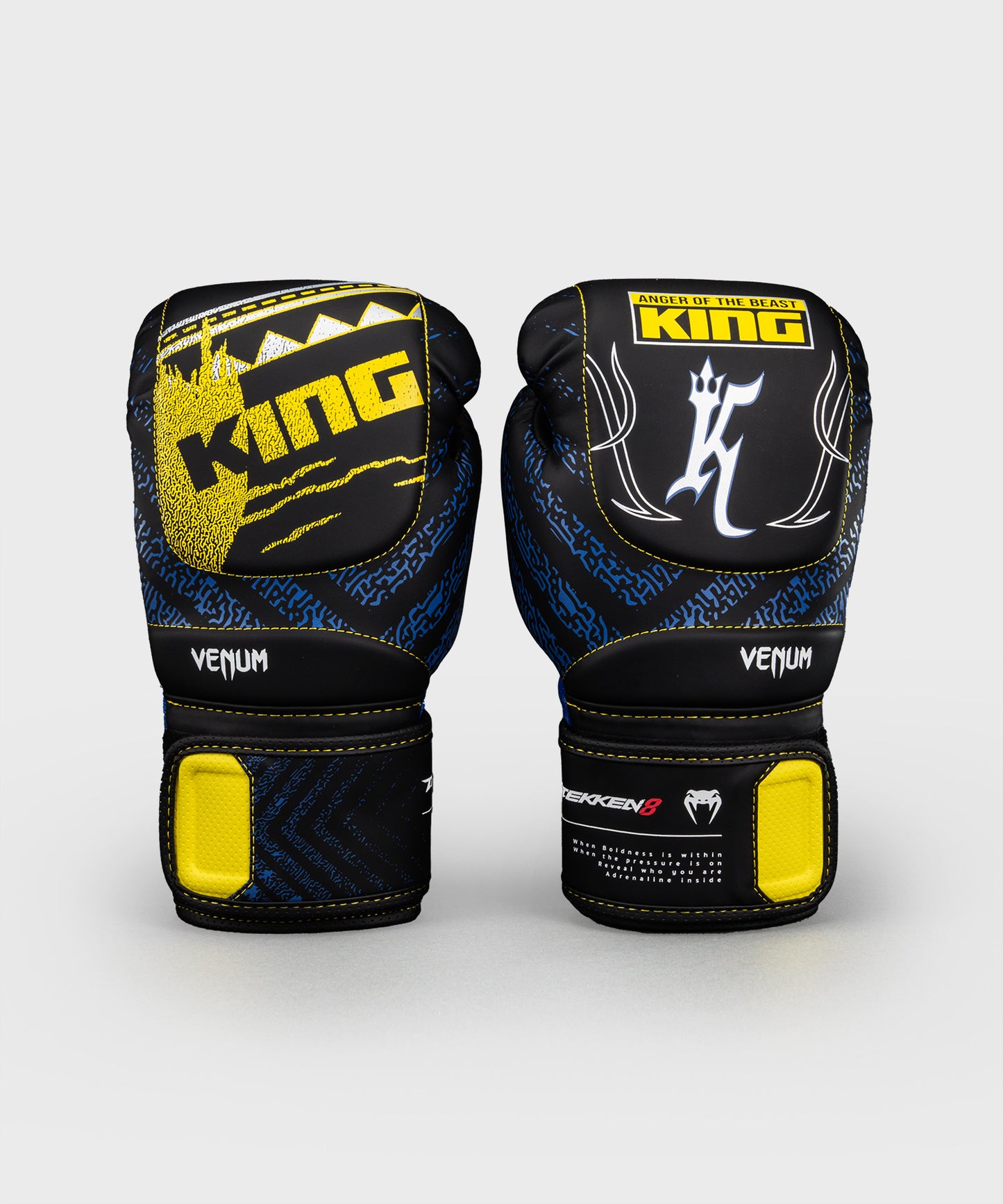 Venum x TEKKEN 8 Guantoni da Boxe - King - Nero/Giallo