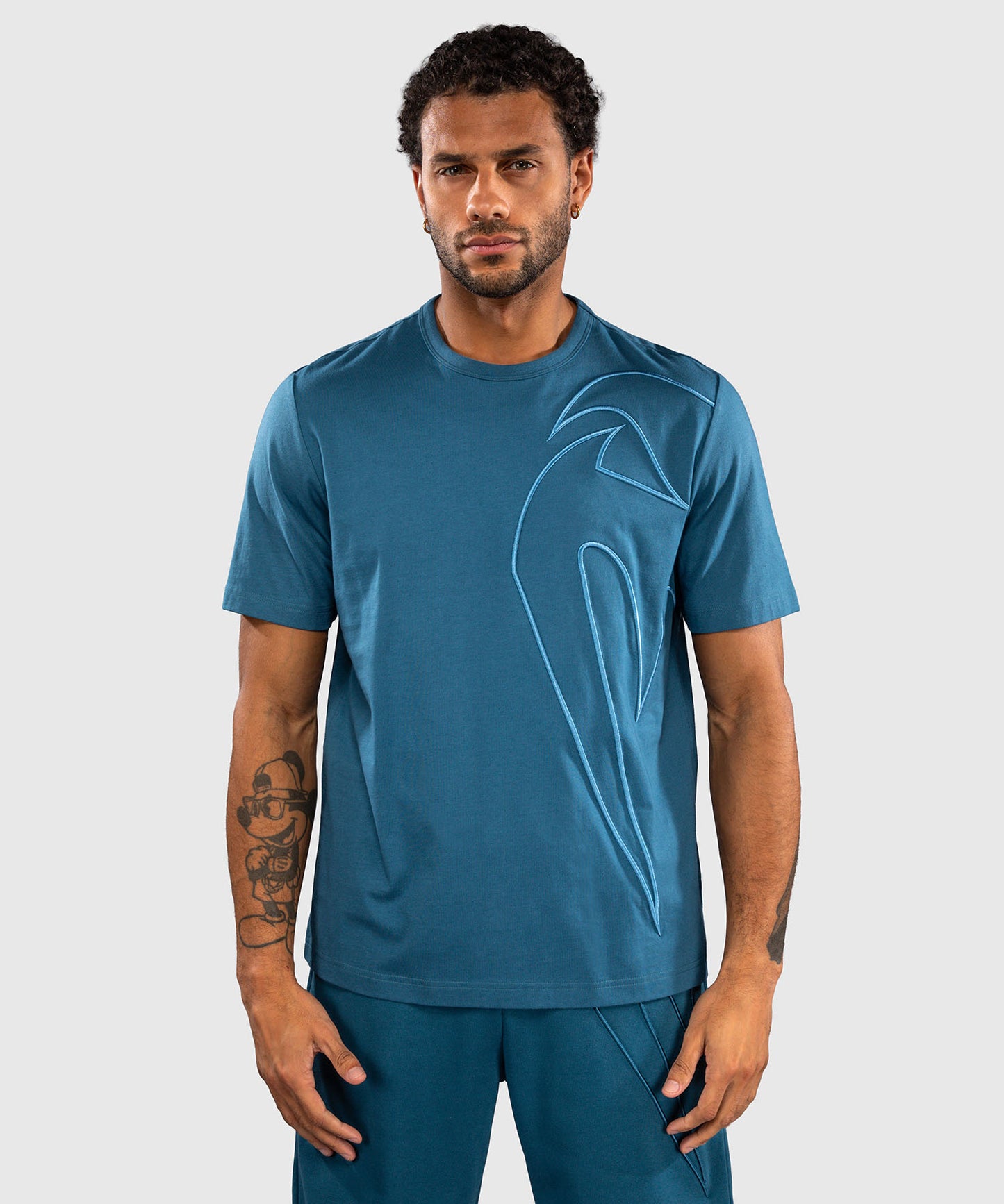 Venum Giant 3D Camiseta de Algodón - Azul Océano