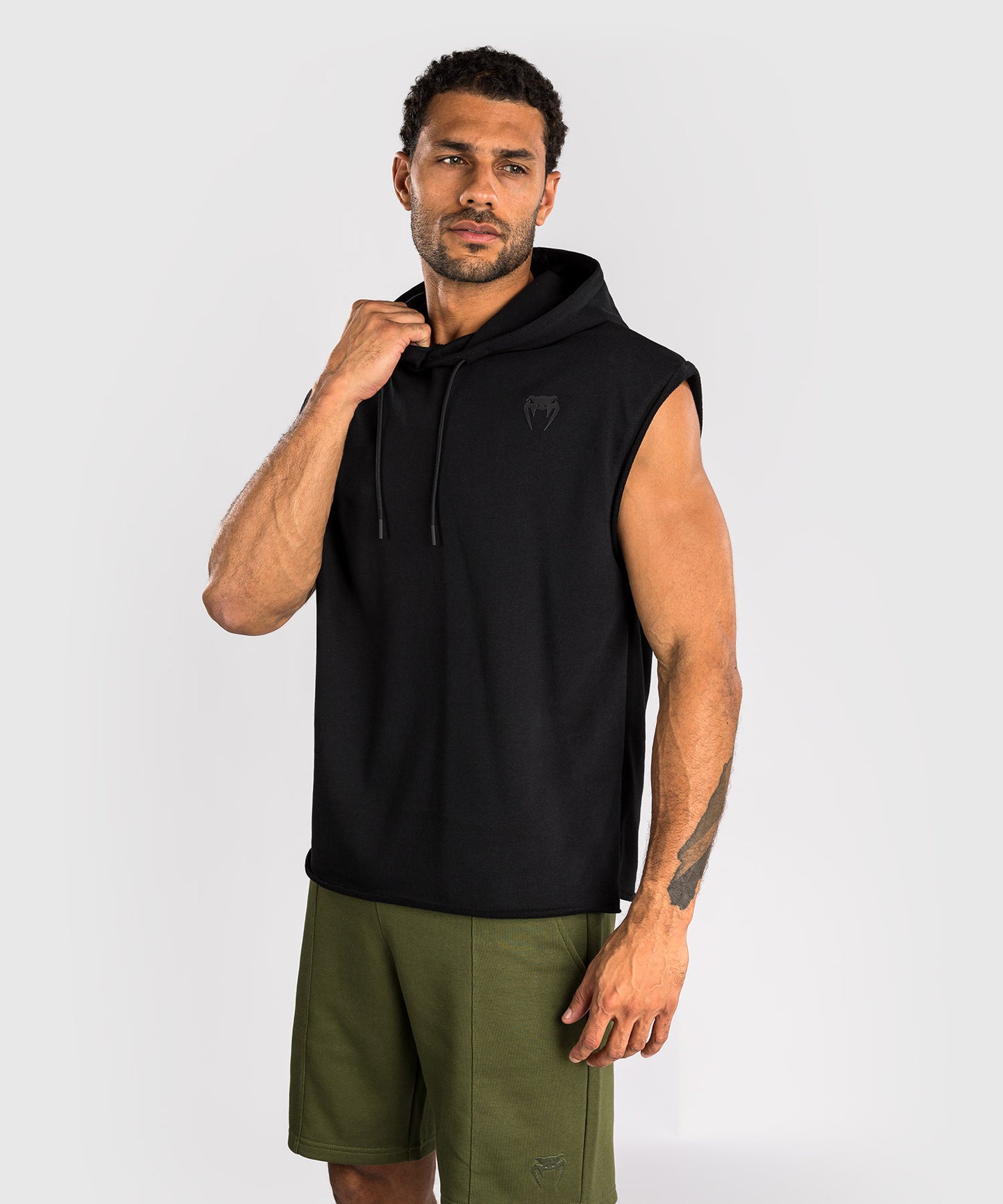 Venum Divide Sudadera con Capucha Sin Mangas - Negro