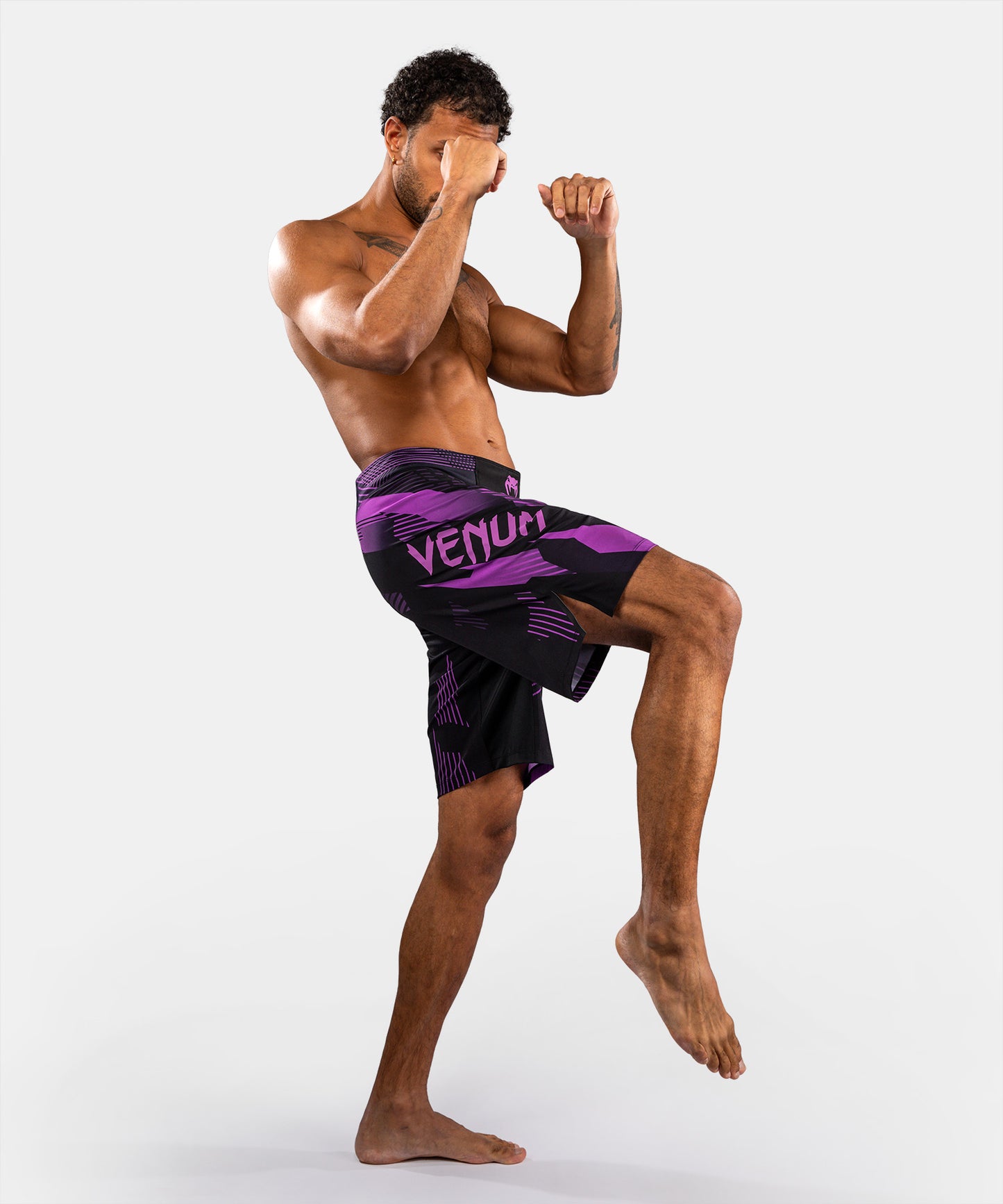 Venum No-Gi 6.0 Pantalón Corto de Combate - Negro/Púrpura