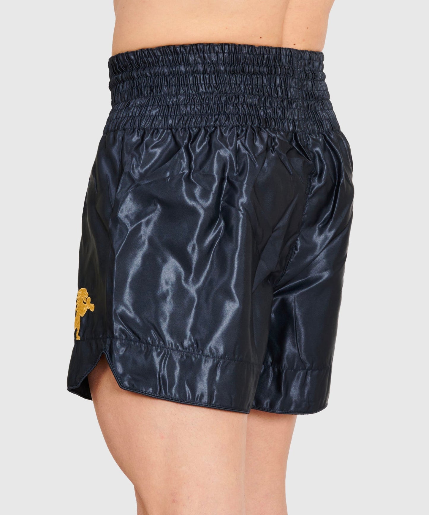 Leone Basic Pantalones de Muay Thai - Azul