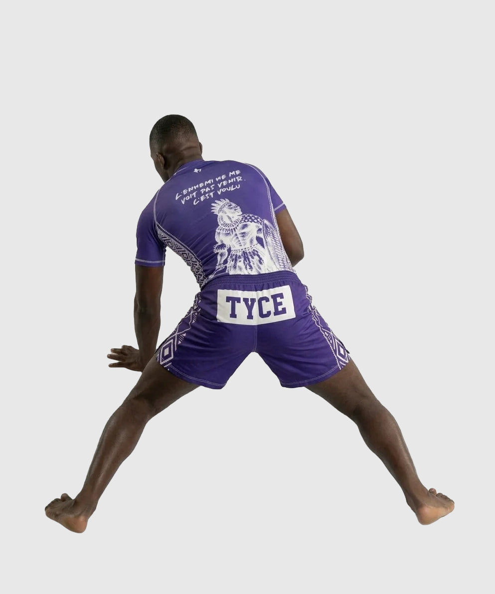 TYCE CULTURE OF WAR Shaka Zulu Grappling-Rashguard - Violett