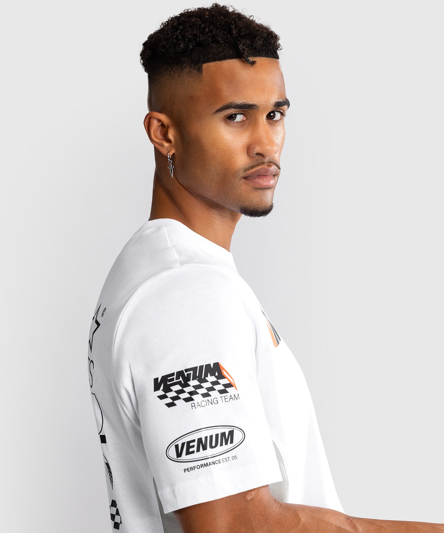 T-Shirt Venum Motorsport - Blanc Neige