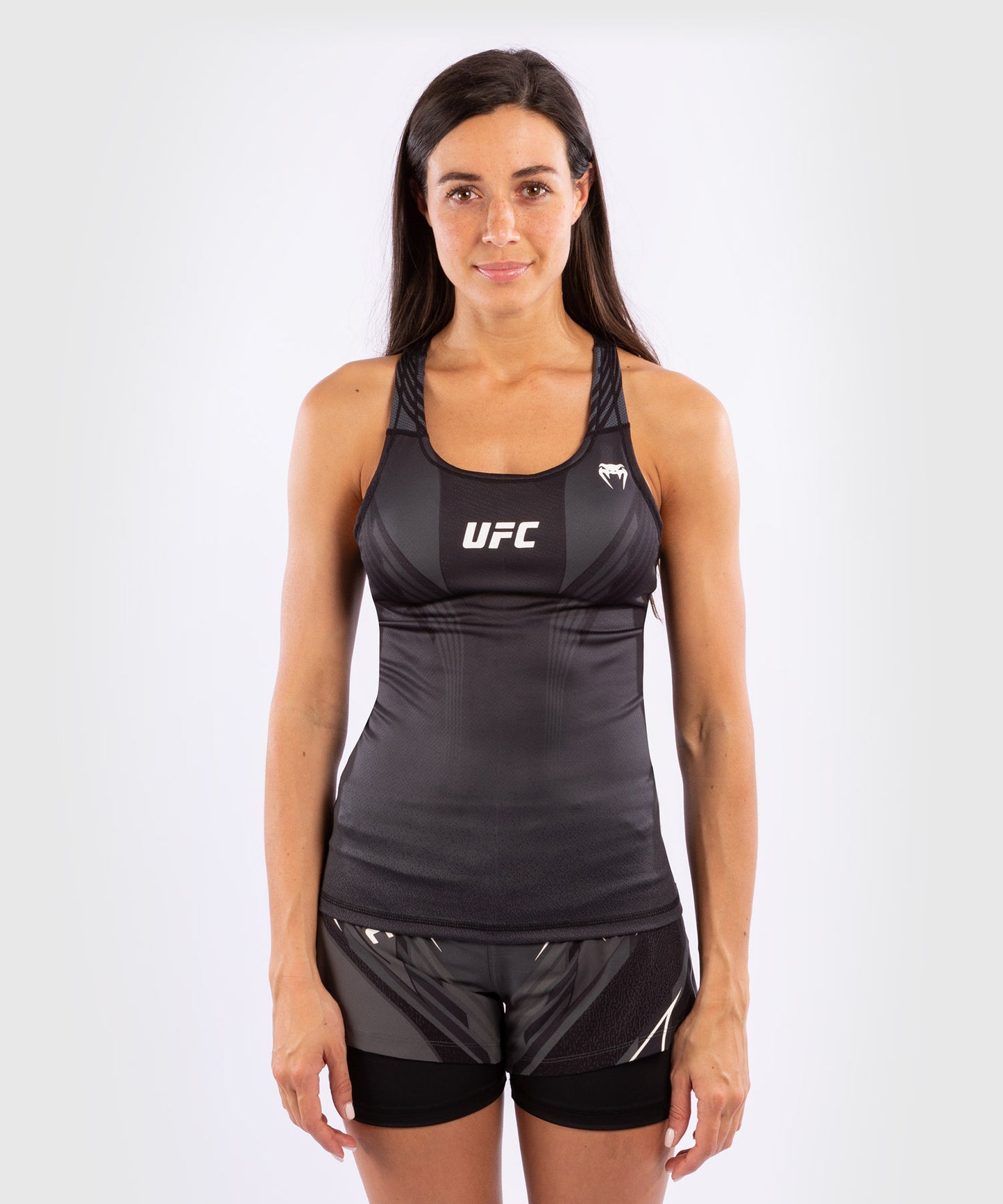 UFC Venum Authentic Fight Night Damen-Tanktop mit BH - Schwarz