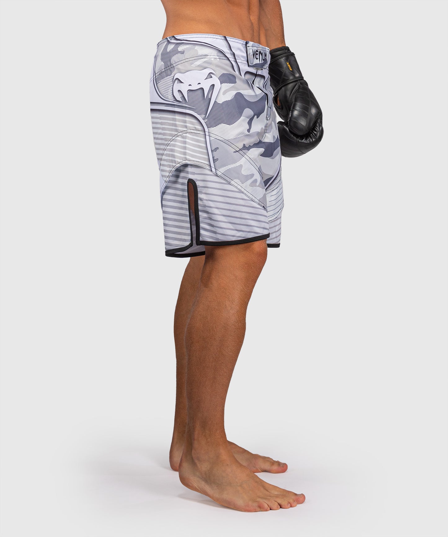 Venum Camo Hero Short de Combate - Blanco/Gris Claro