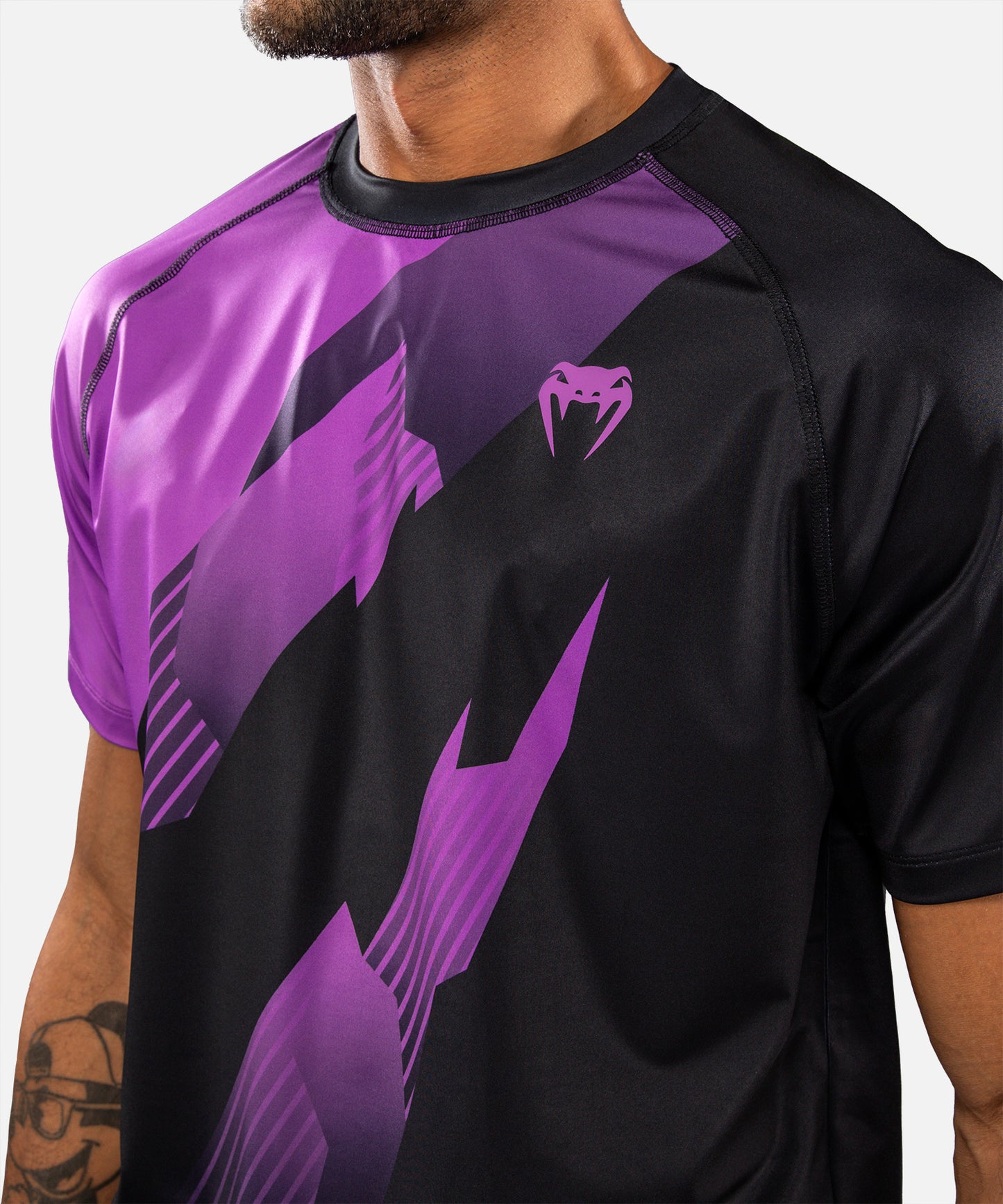 Venum No-Gi 6.0 Camiseta Dry Tech - Negro/Púrpura