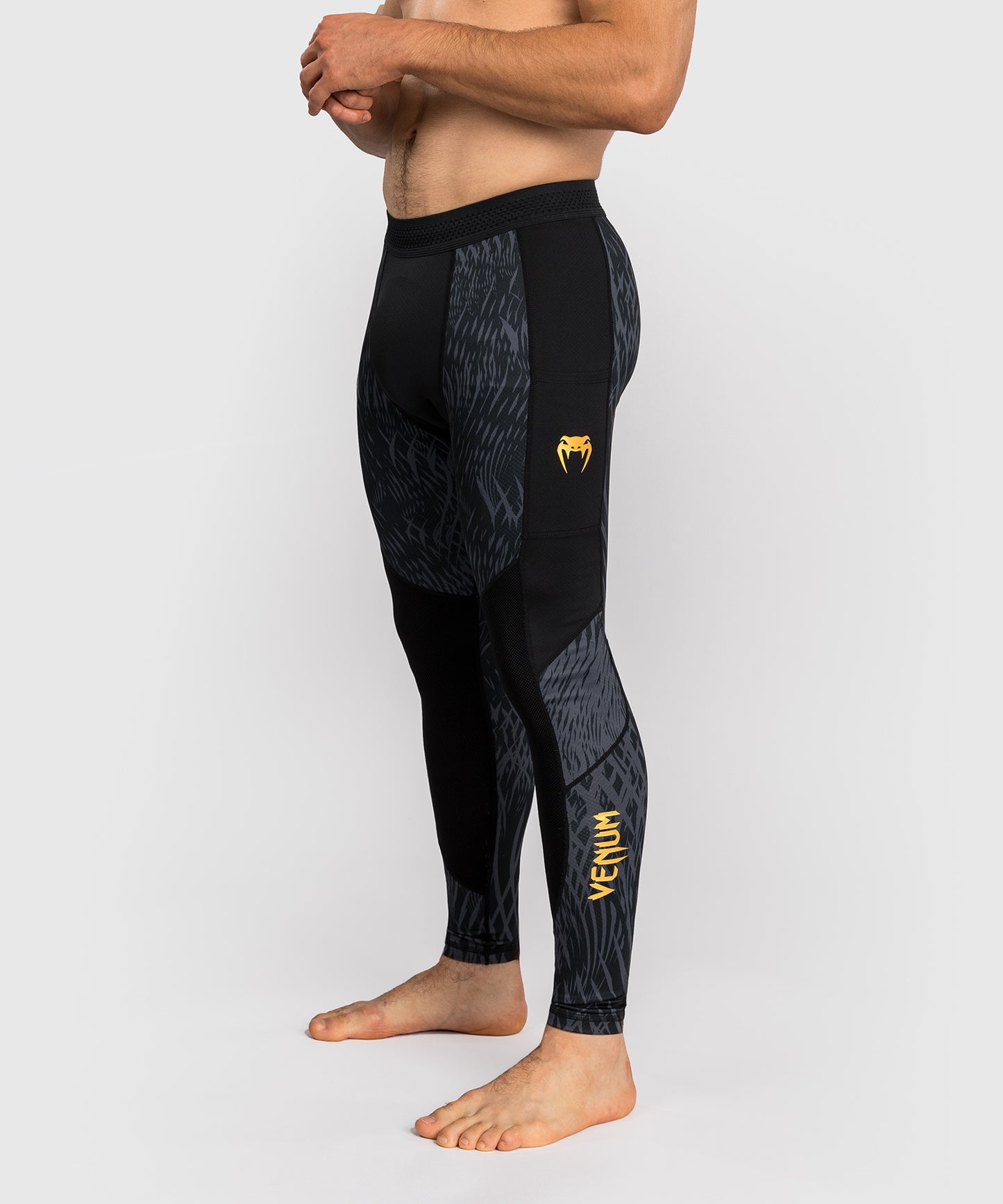 Pantalon de compression Venum x Chimaev - Noir/Gris