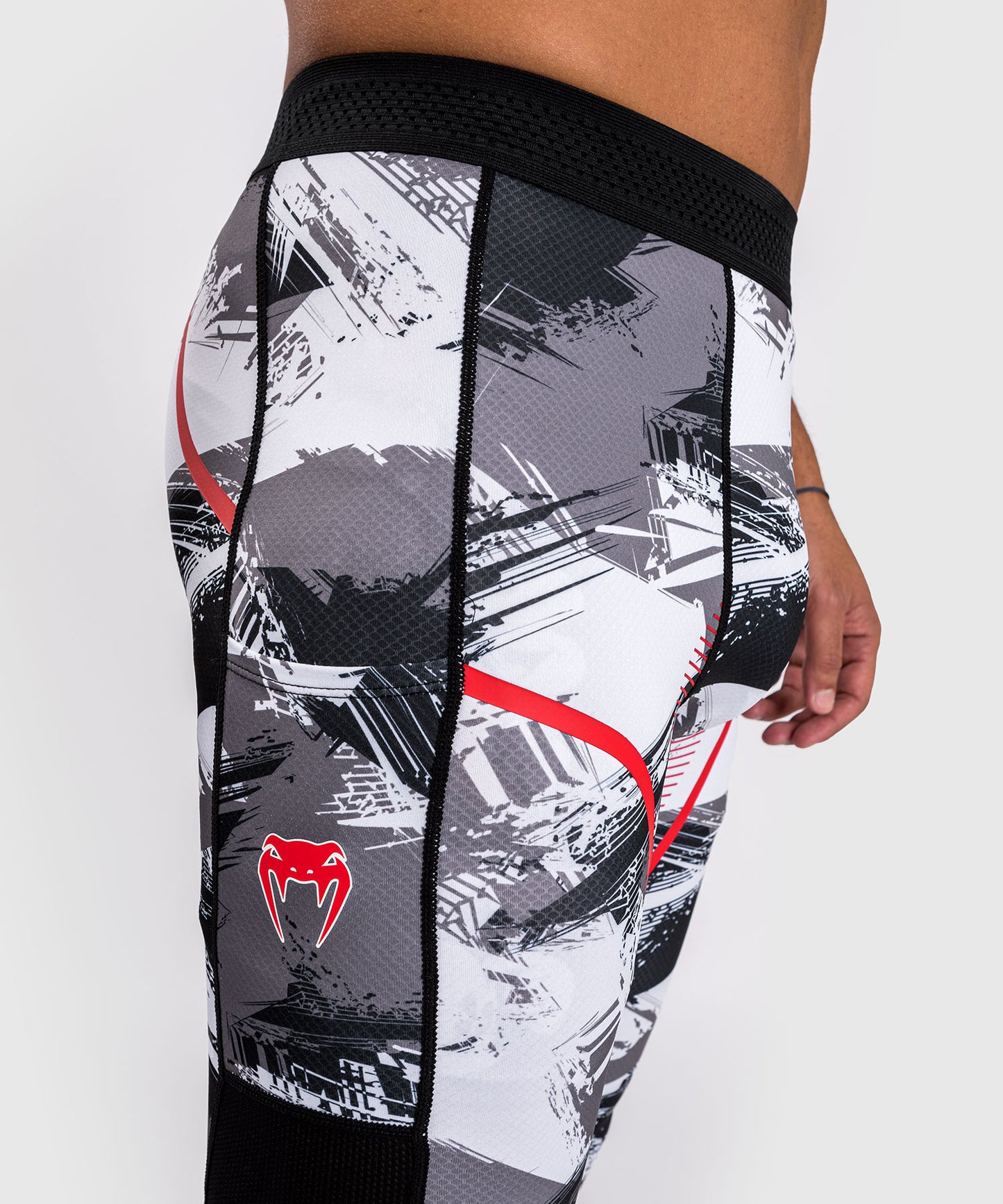 Pantalon de compression Venum Electron 3.0 - Gris/Rouge
