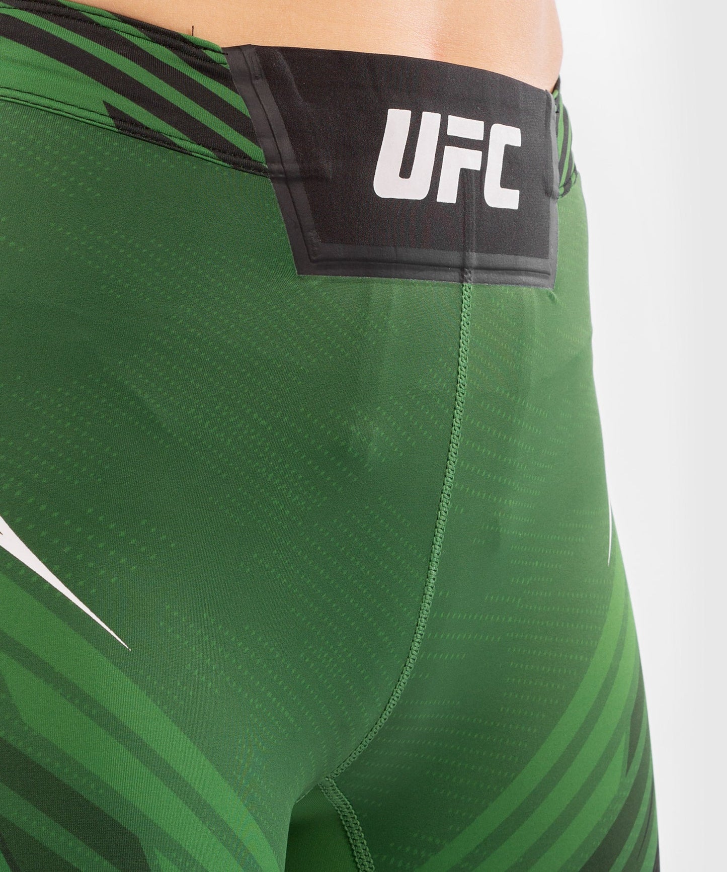 Women's UFC Venum Authentic Fight Night Compression Short - Long Cut - Green