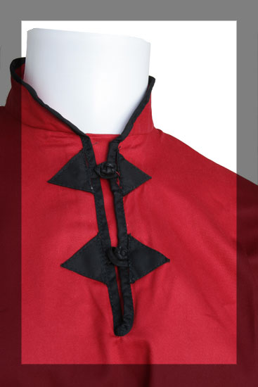 Fujimae Chaqueta de Kung-Fu - Rojo