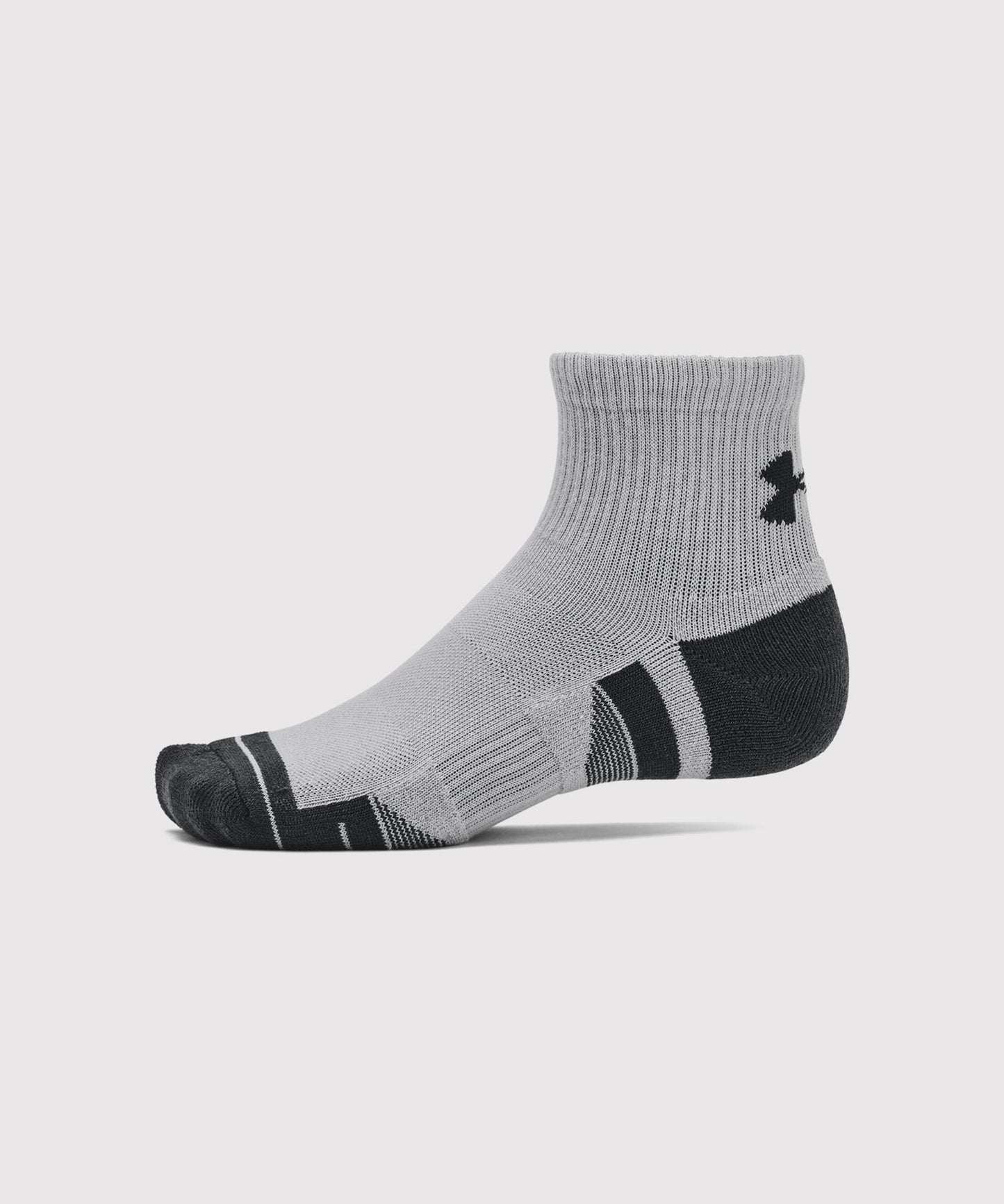 Under Armour Ua Performance Tech Socken – Weiß/Grau/Schwarz