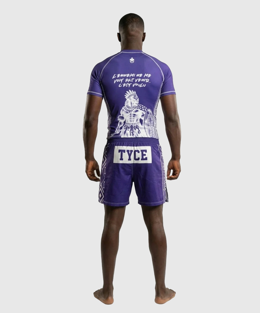 TYCE CULTURE OF WAR Shaka Zulu Grappling-Rashguard - Violett