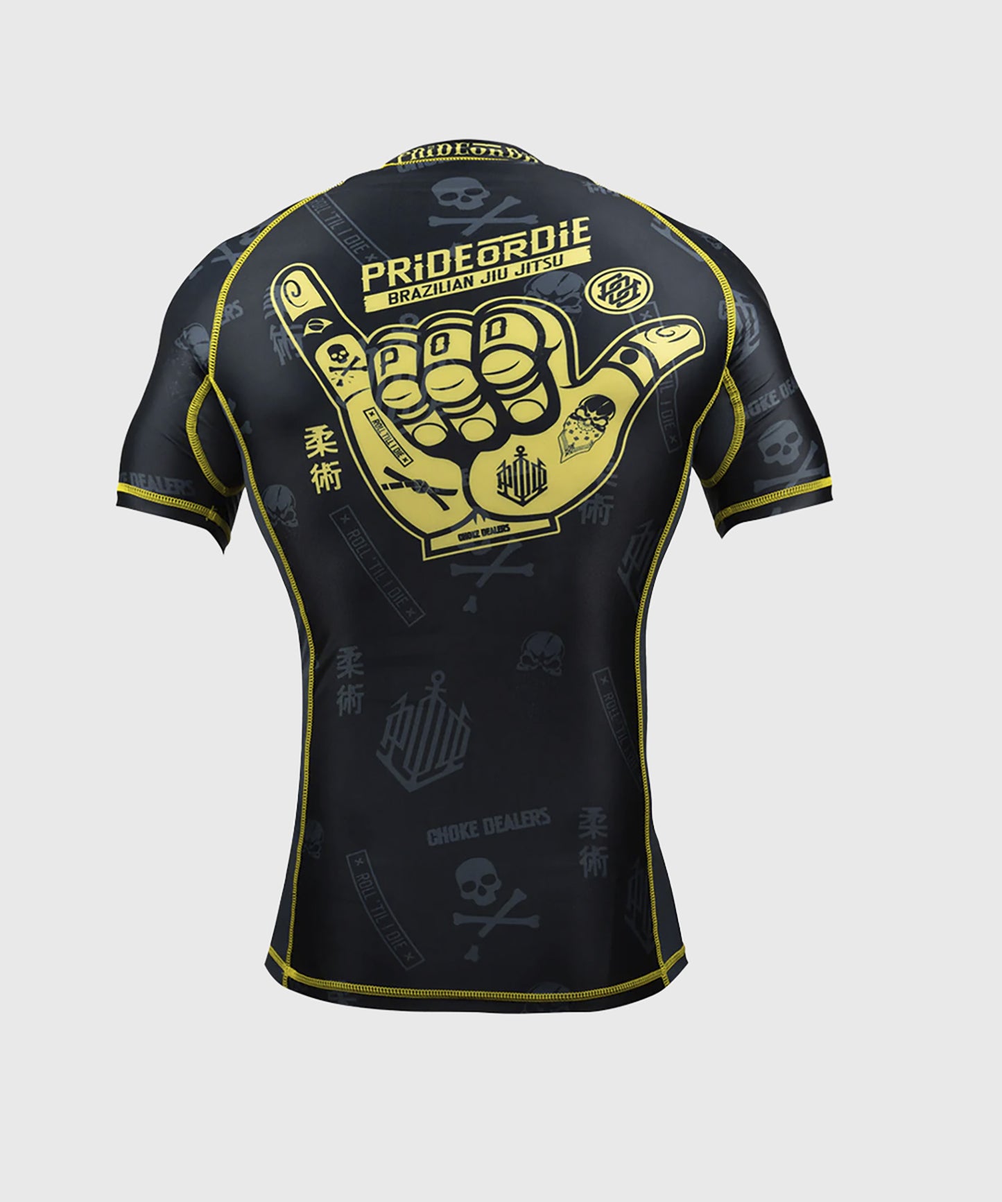 Rashguard Pride Or Die Hang Loose - Manches Courtes - Noir