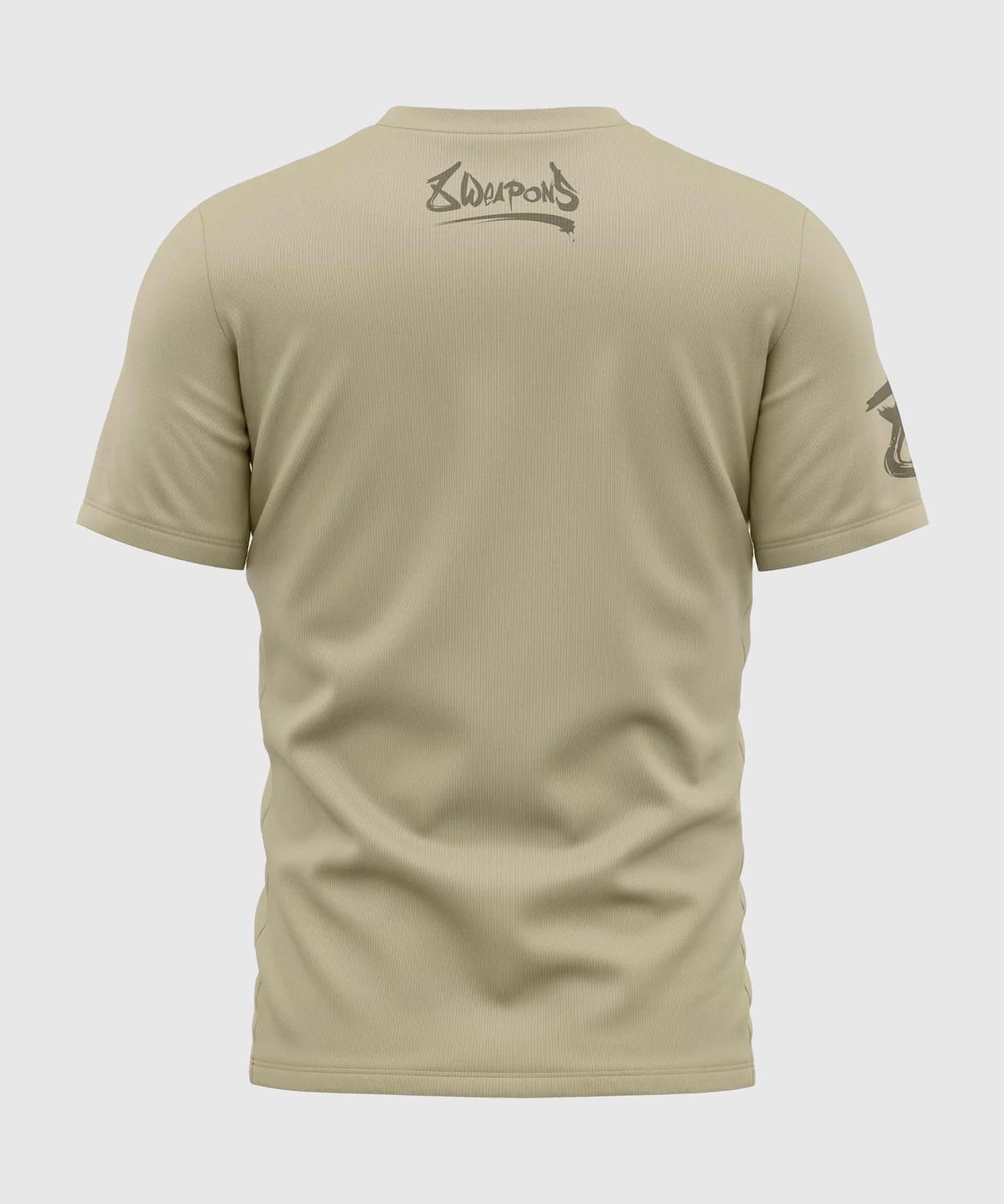 8 Weapons Unlimited T-shirt - Sabbia
