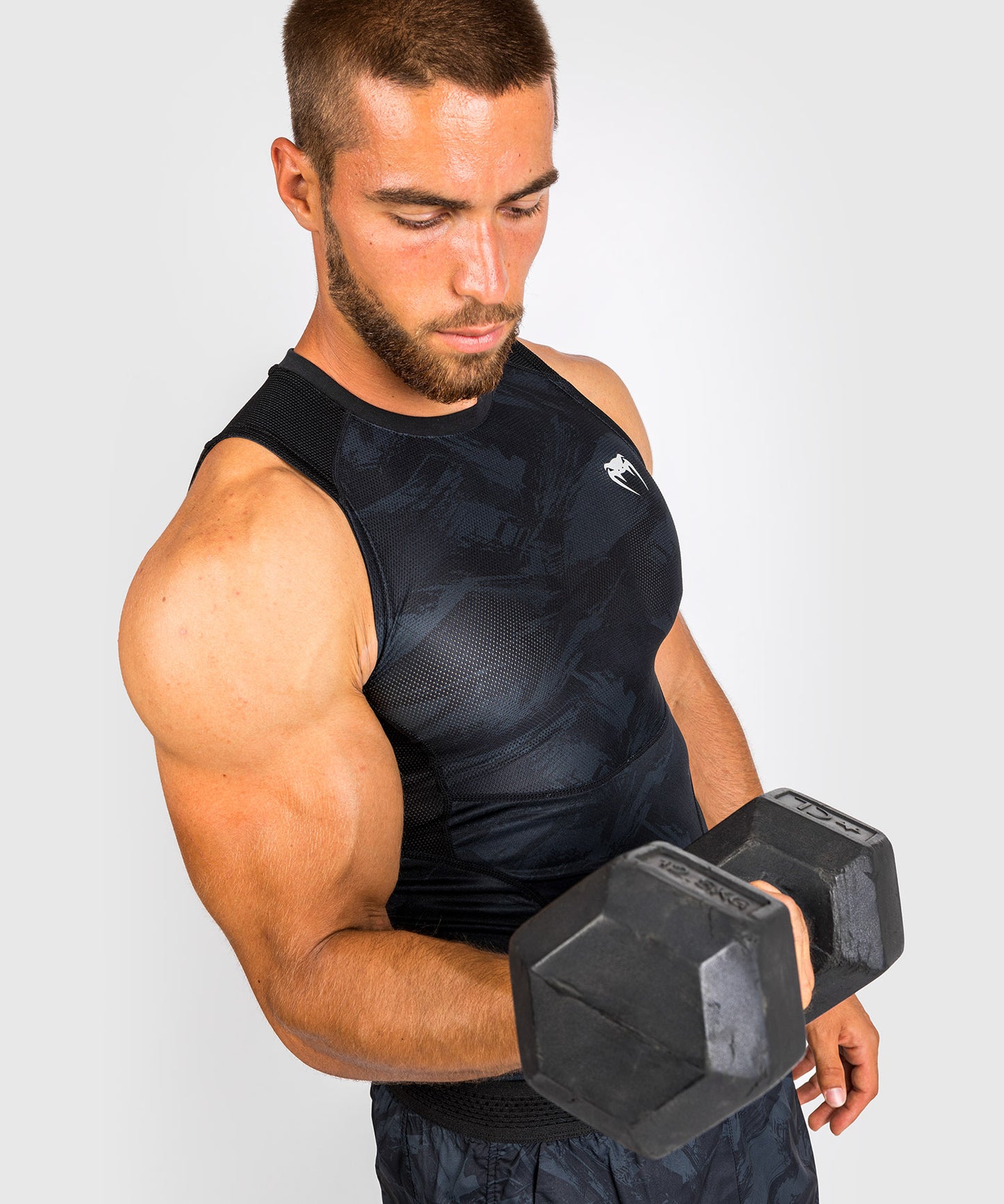 Venum Electron 3.0 Ärmelloser Rashguard - Schwarz