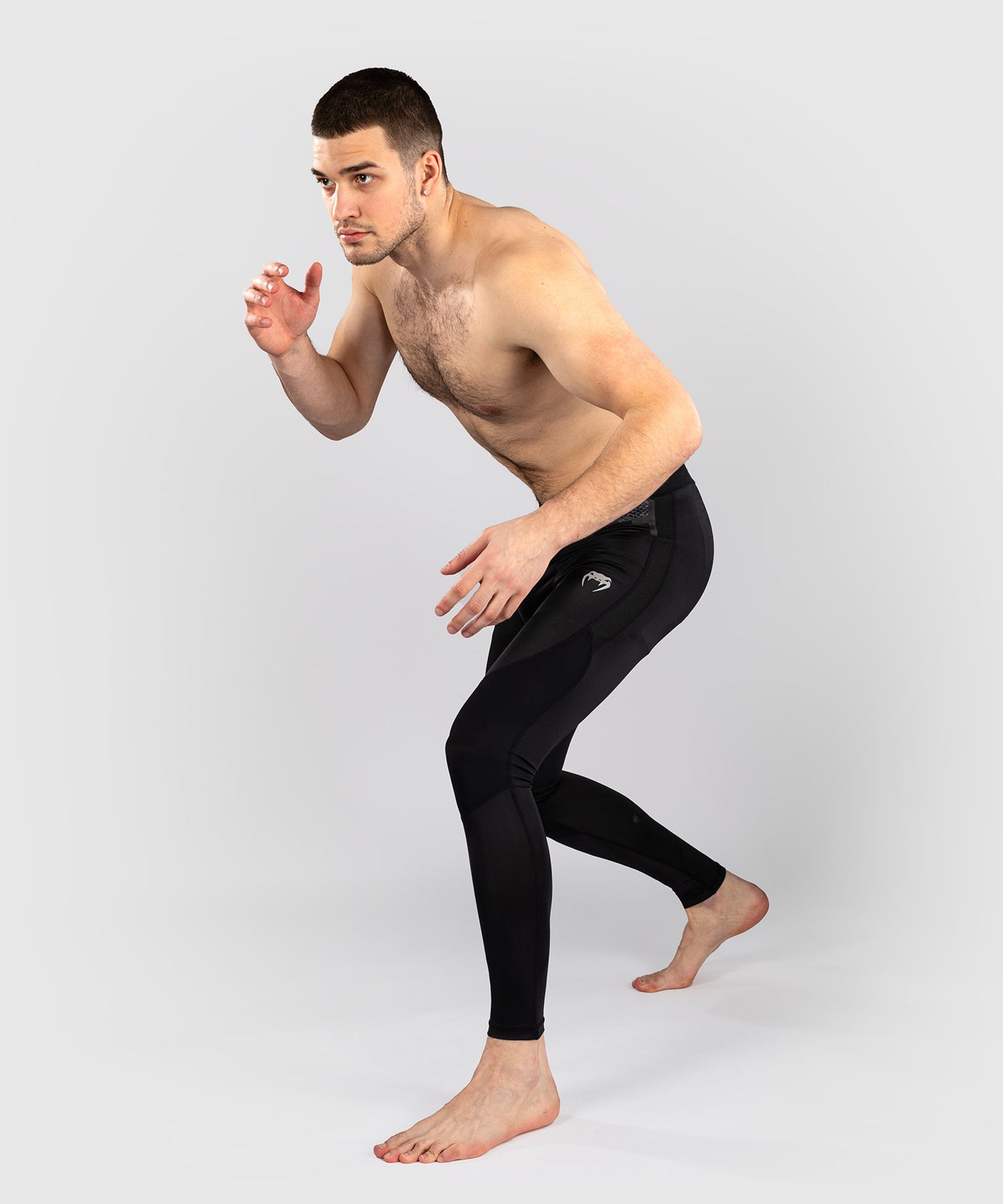 Venum G-Fit Scales Leggings – Nero/Grigio Carbone