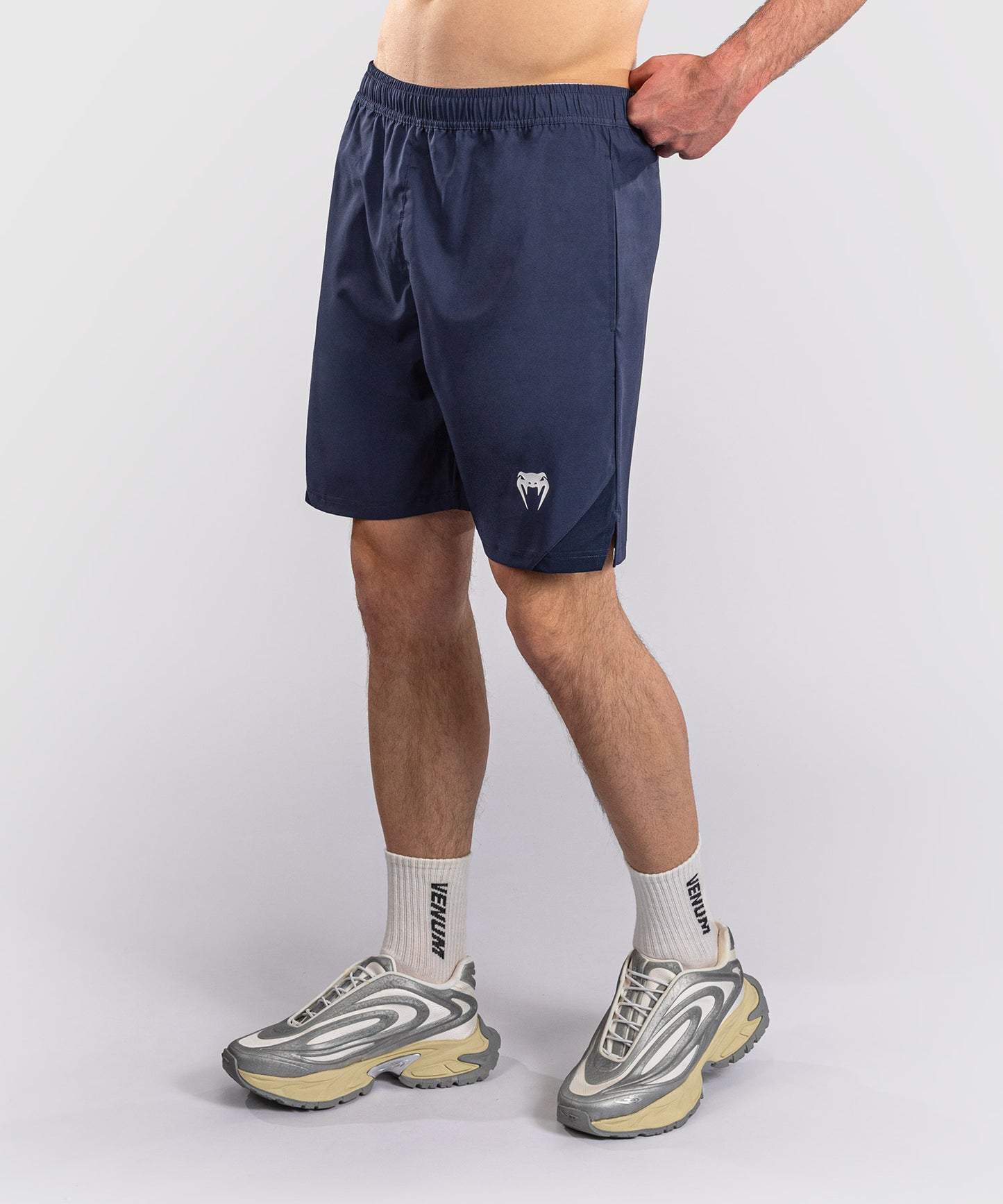 Venum Contender Shorts de entrenamiento - Azul marino/Blanco