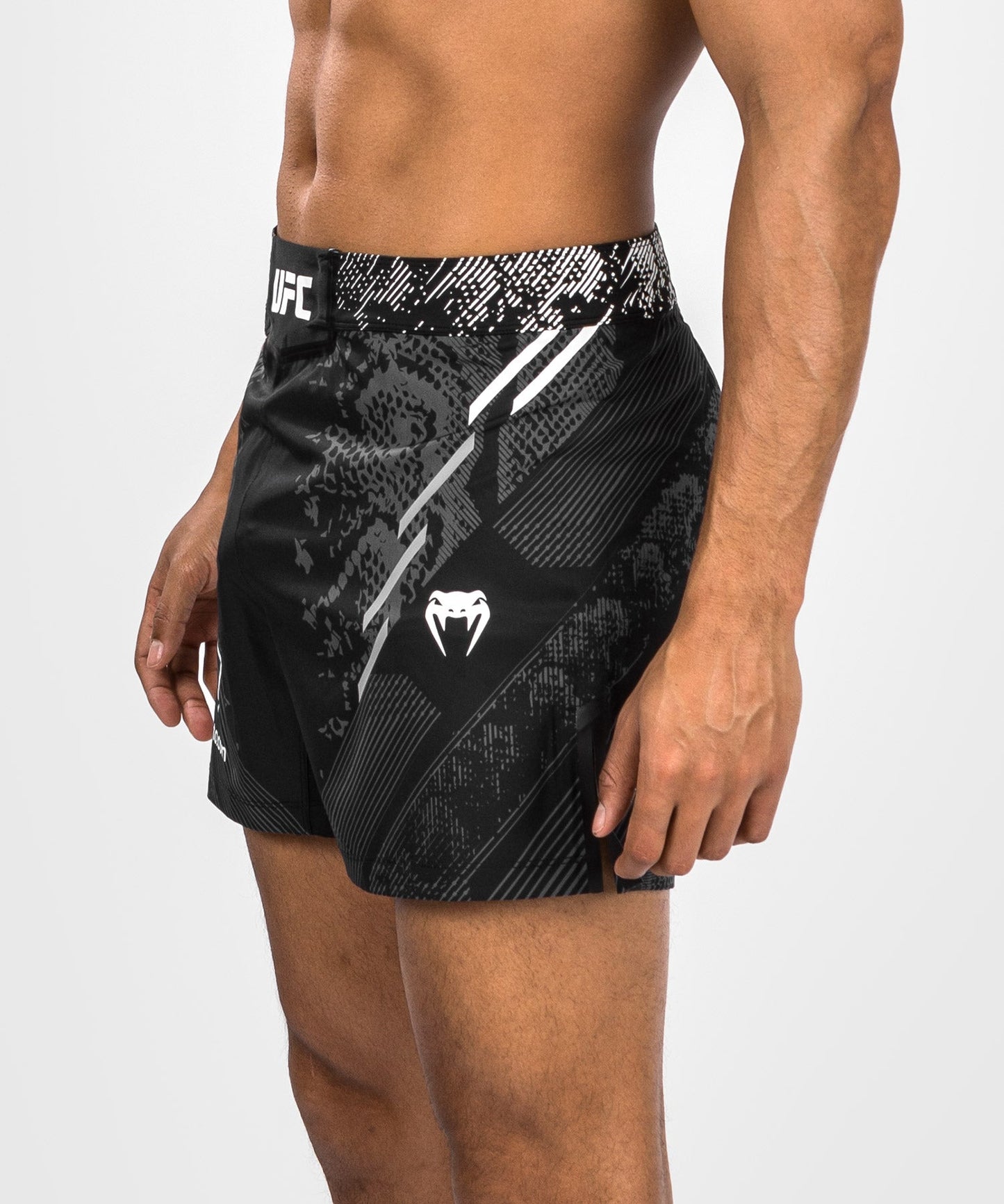 UFC Men's Adrenaline by Venum Authentic Fight Night Short - Black