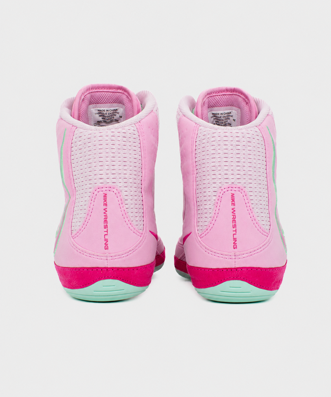 Chaussures de Lutte Nike Inflict 4 - Rose/Fushia/Vert