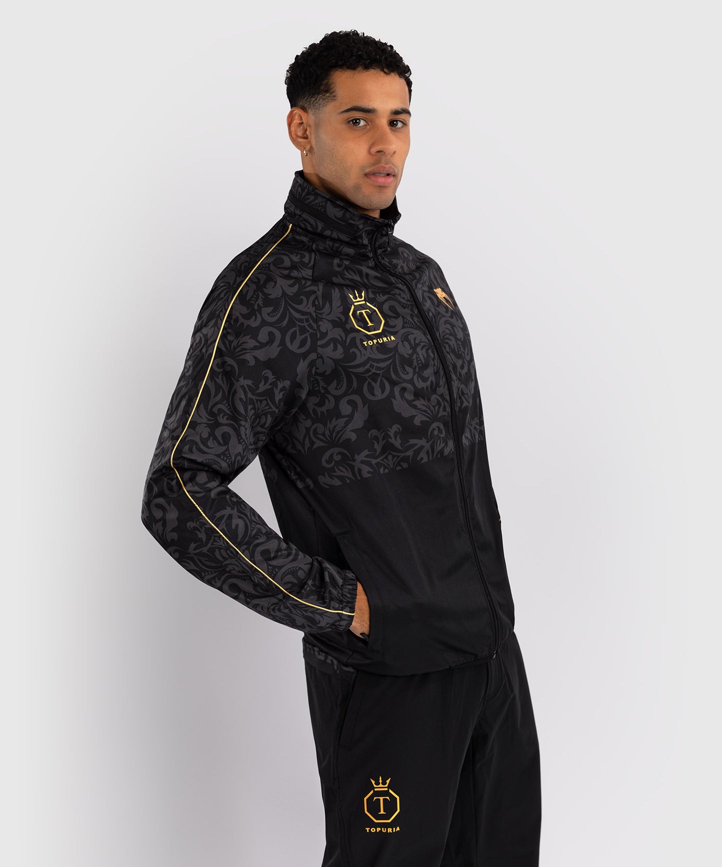 Venum x Topuria Unmatched Edition Track Jacket - Schwarz/Gold