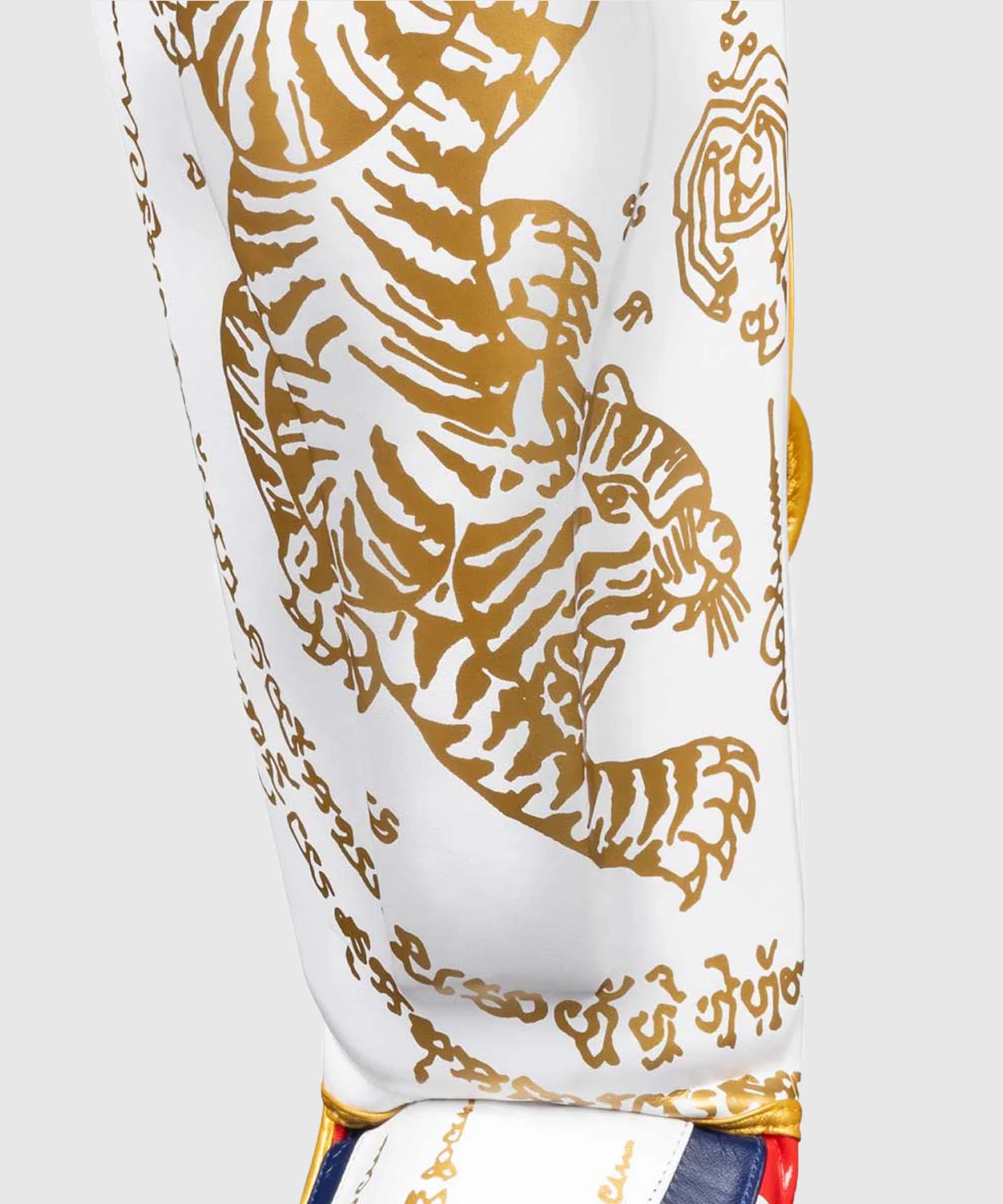 Protège-tibias Short de Muay Thai Phantom Athletics édition limitée - Blanc/Or