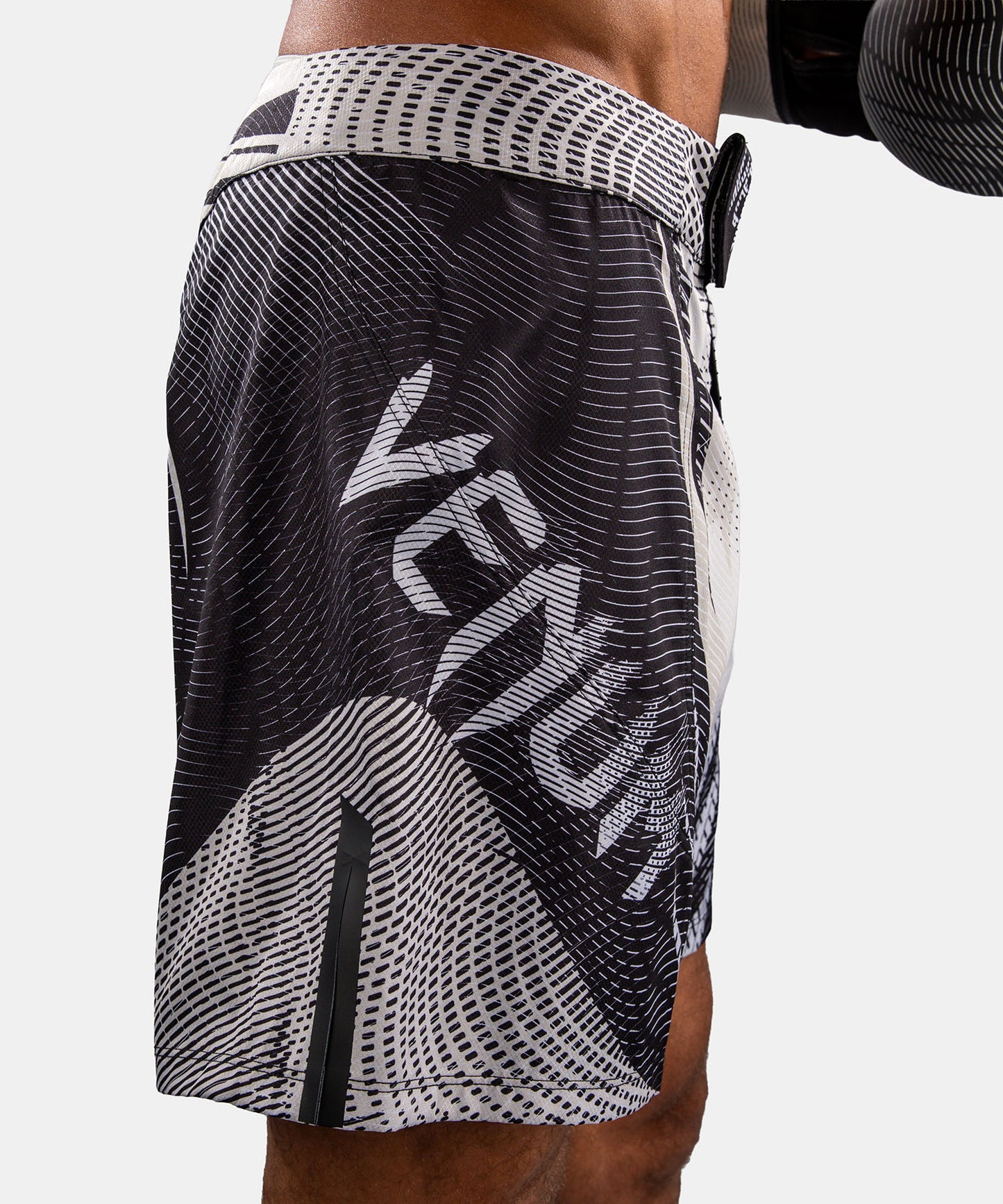 Venum Galactic 3.0 Pantalón Corto de Combate - Blanco Hueso/Negro