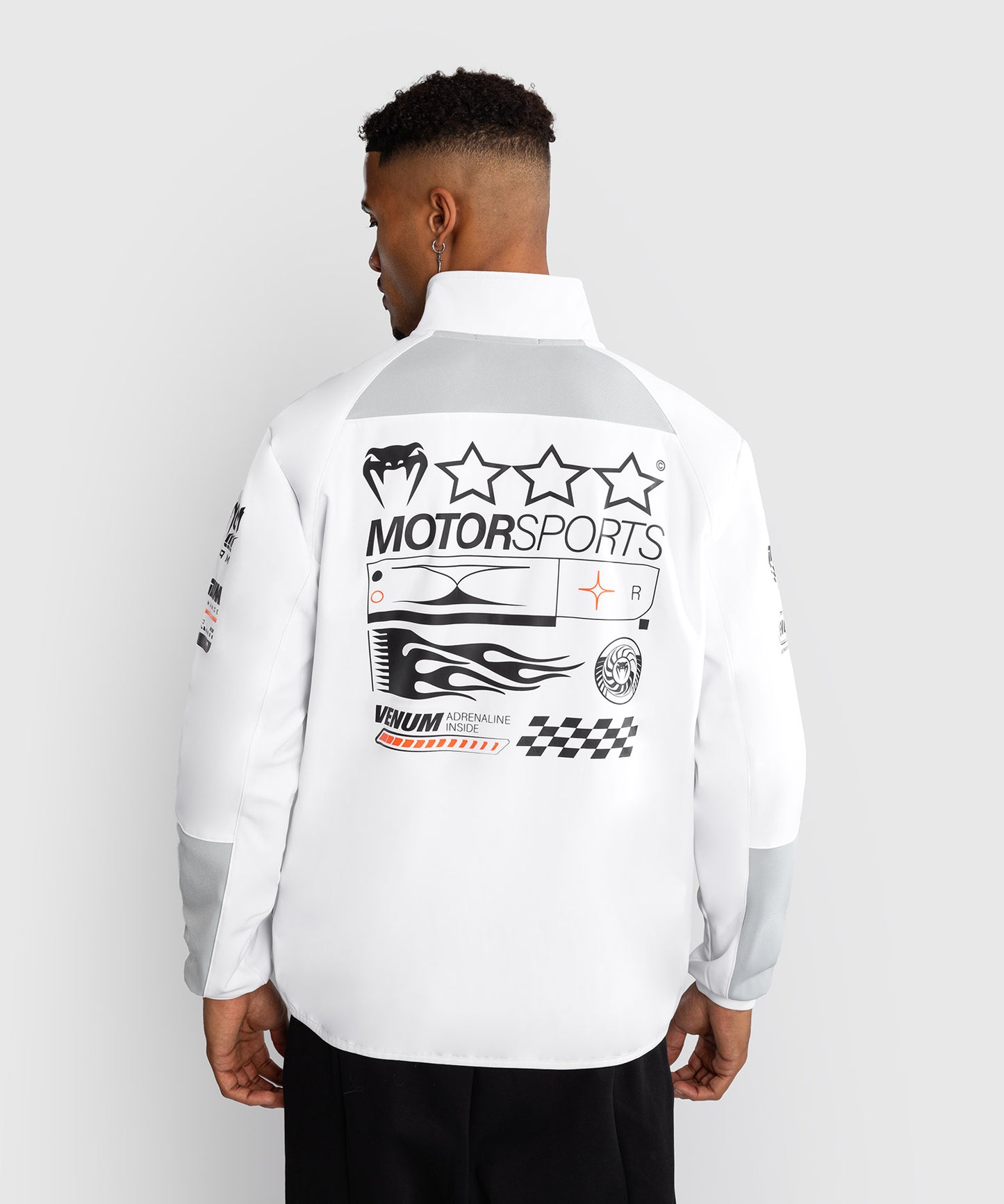 Venum Motorsport Chaqueta Softshell - Blanco Nieve