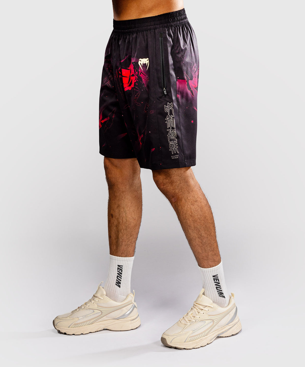 Jujutsu Kaisen x Venum Itadori Trainingsshorts – Schwarz/Rot
