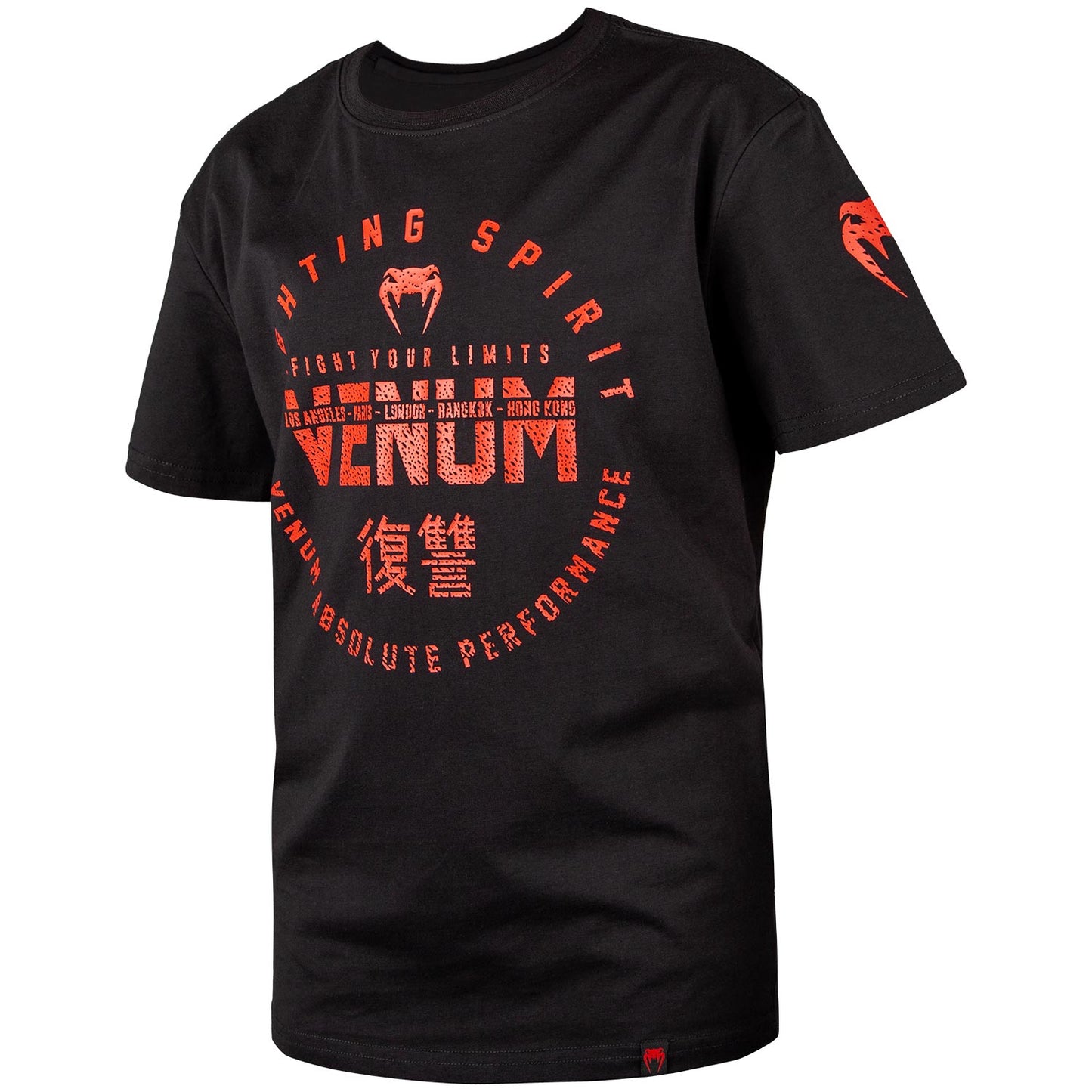 Venum Signature Kids T-shirt - Black/Red