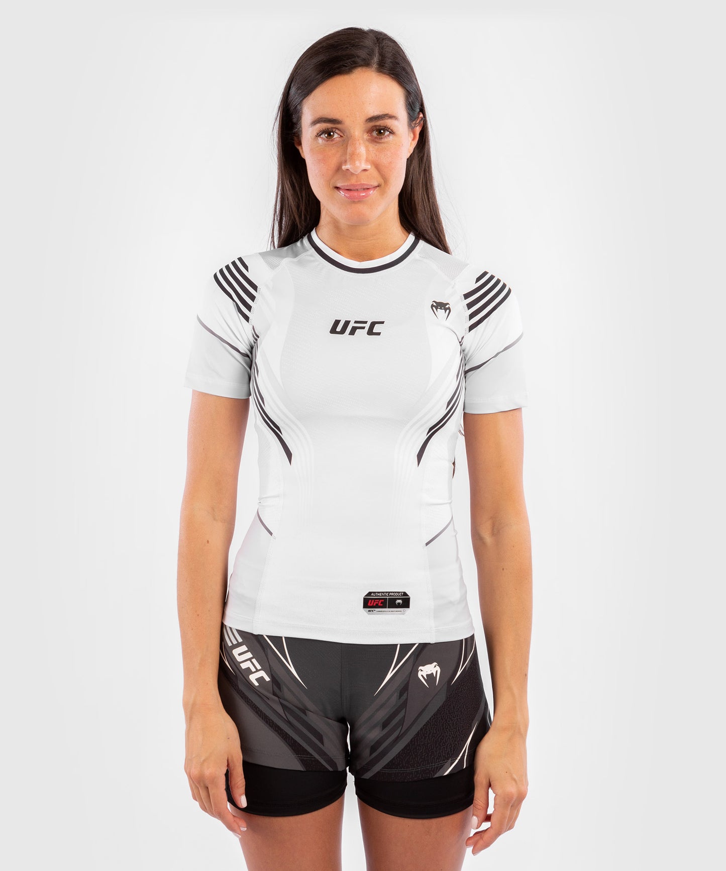UFC Venum Authentic Fight Night Frauen Rashguard - Weiß