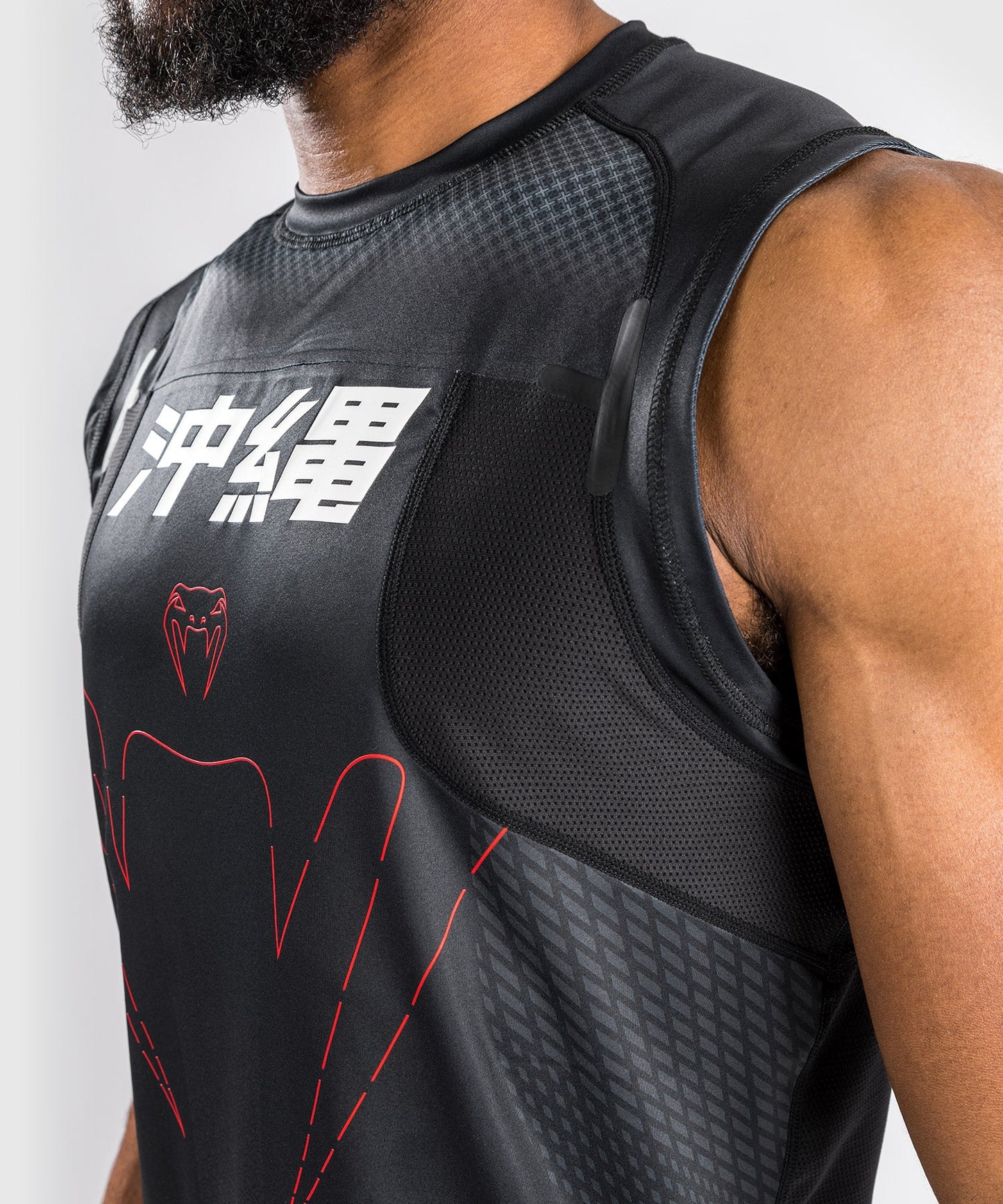 Venum Okinawa 3.0 Dry Tech Tank Top - Schwarz/Rot