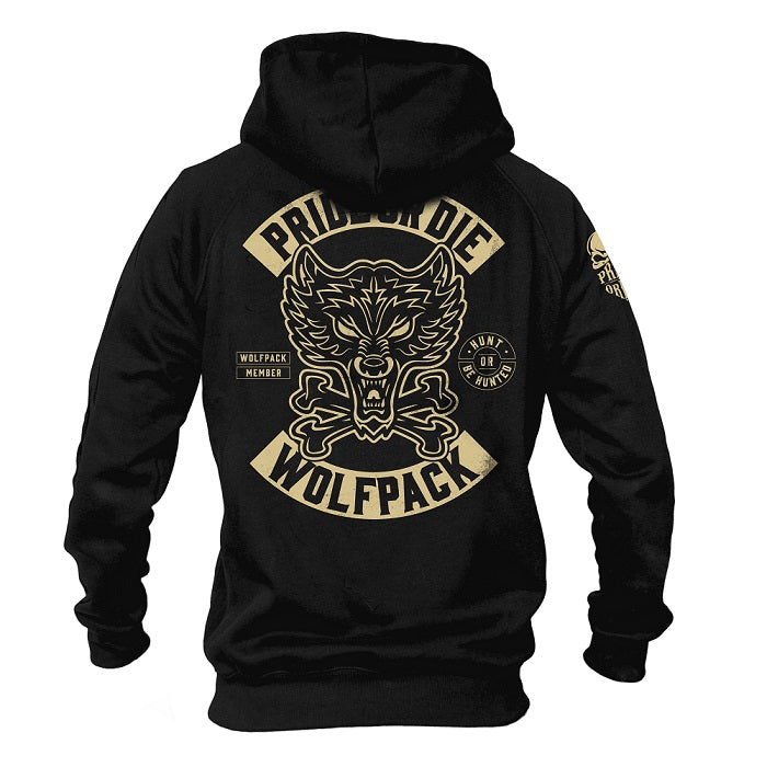 Pride Or Die Wolf Pack Sudadera con Capucha - Negro