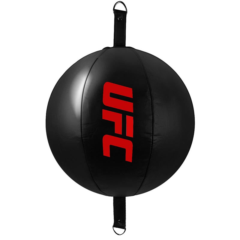 UFC Pro Ball Leder Doppelverschluss Ball – Schwarz