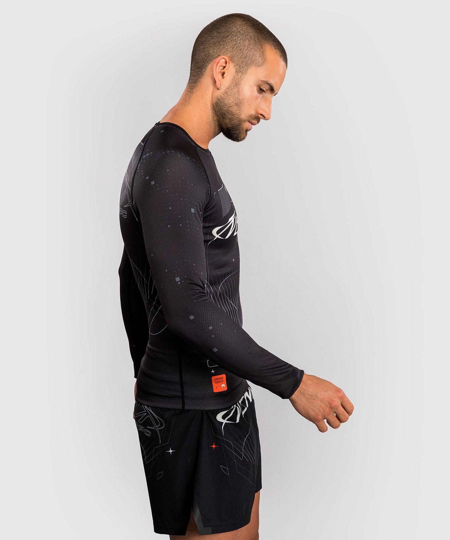 Venum Eclipse Rashguard a manica lunga – Nero/Avorio