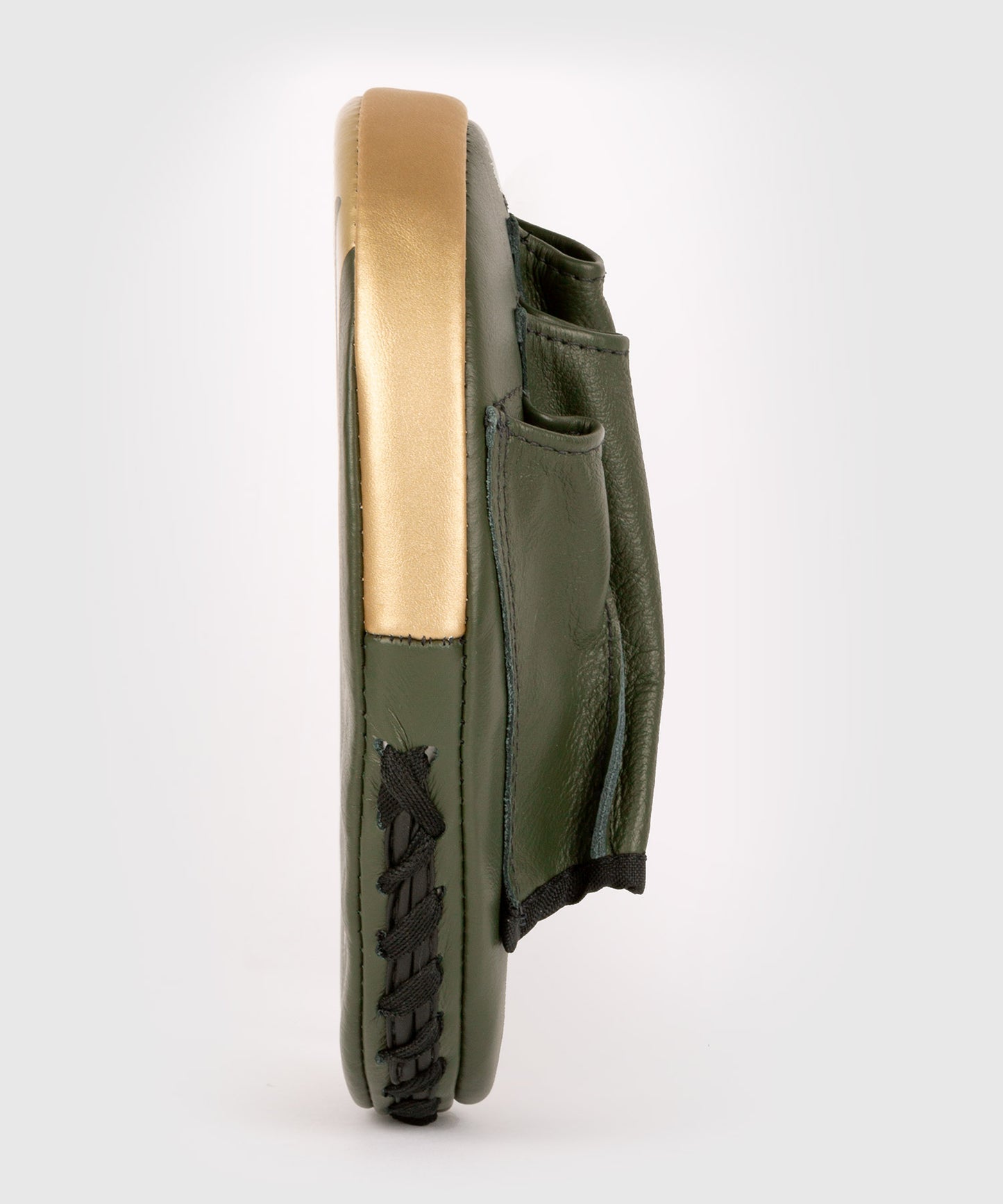 Venum Pro Boxhandschuhe Flache Pratzen (Paar) – Khaki/Gold