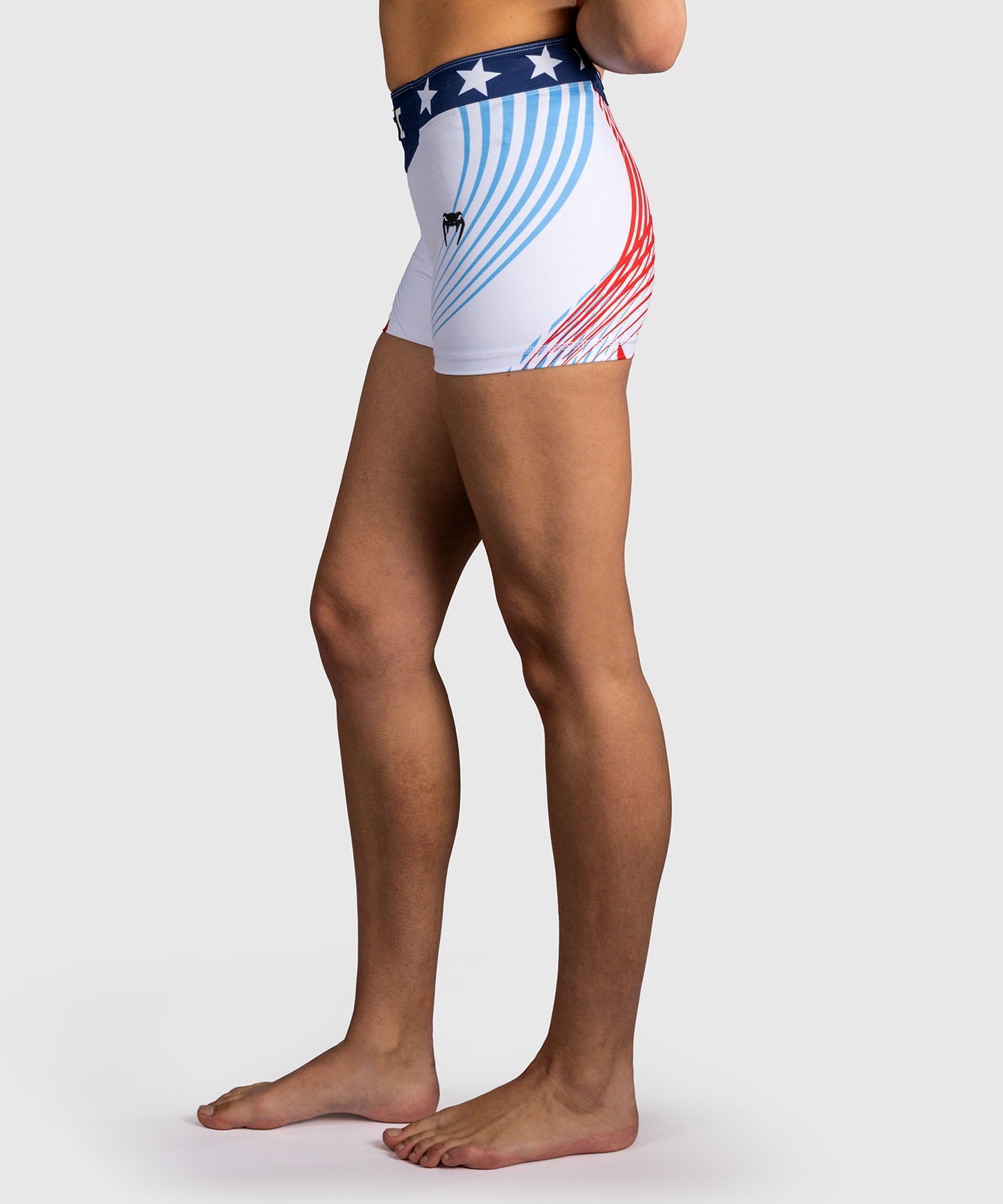 Official UFC Freedom 250 by Venum Authentic Pantaloncini Vale Tudo taglio corto da donna - Bianco