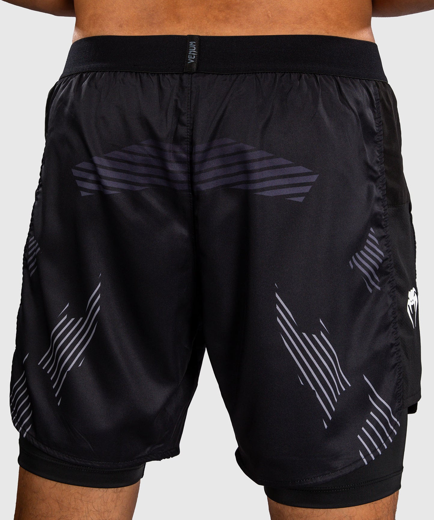 Venum No-Gi 6.0 Pantalón Corto de Entrenamiento - Negro/Blanco