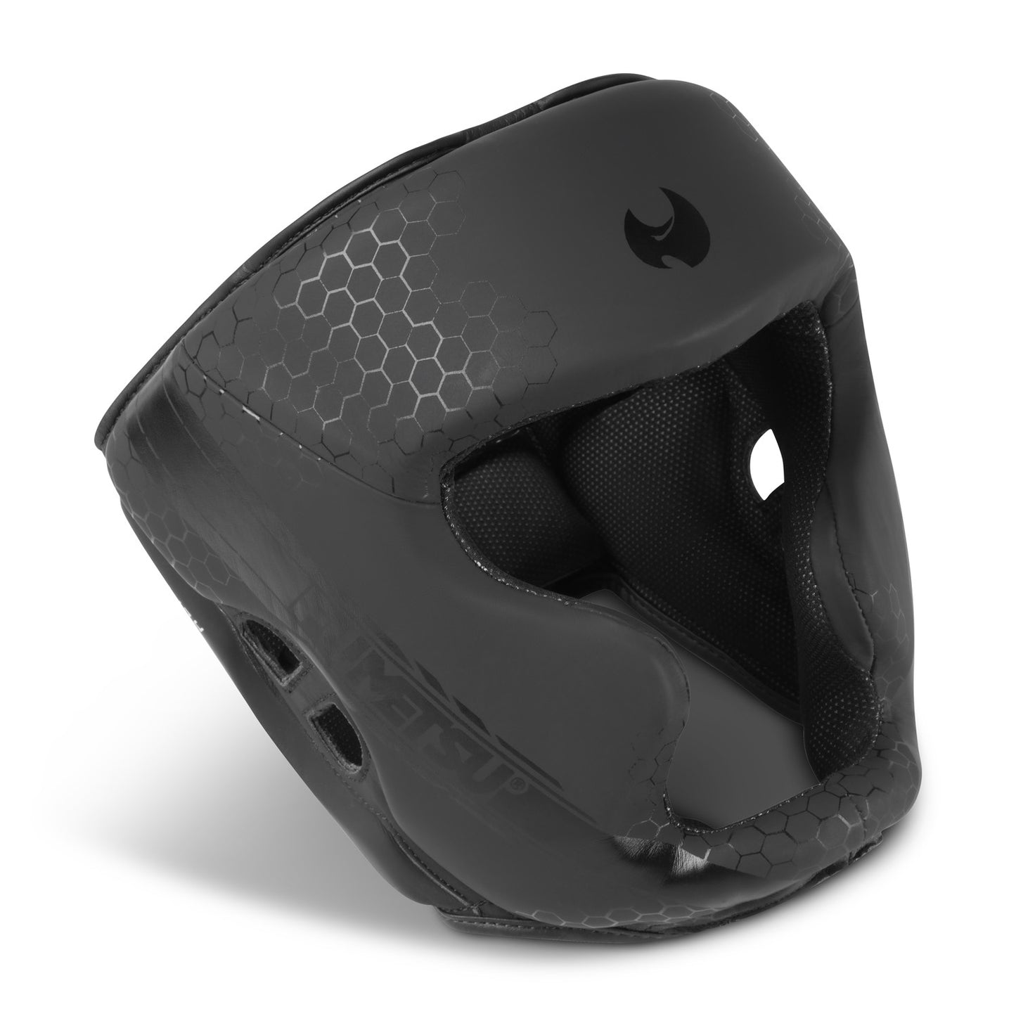 Fumetsu Alpha Pro Casco de Boxeo - Negro/Negro