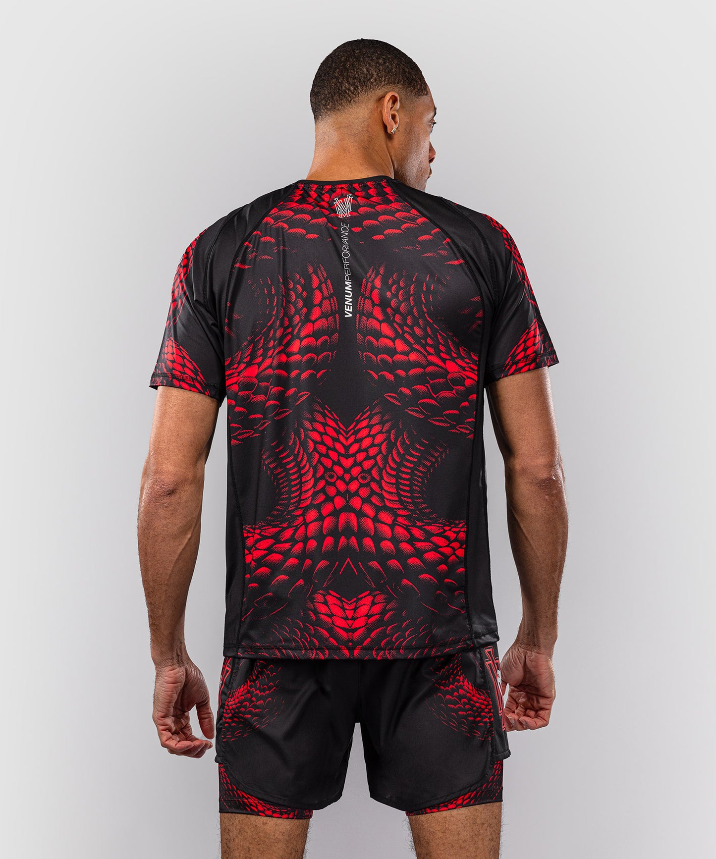 Venum Matupa Dry-Tech-T-Shirt - Schwarz/Rot/Silber