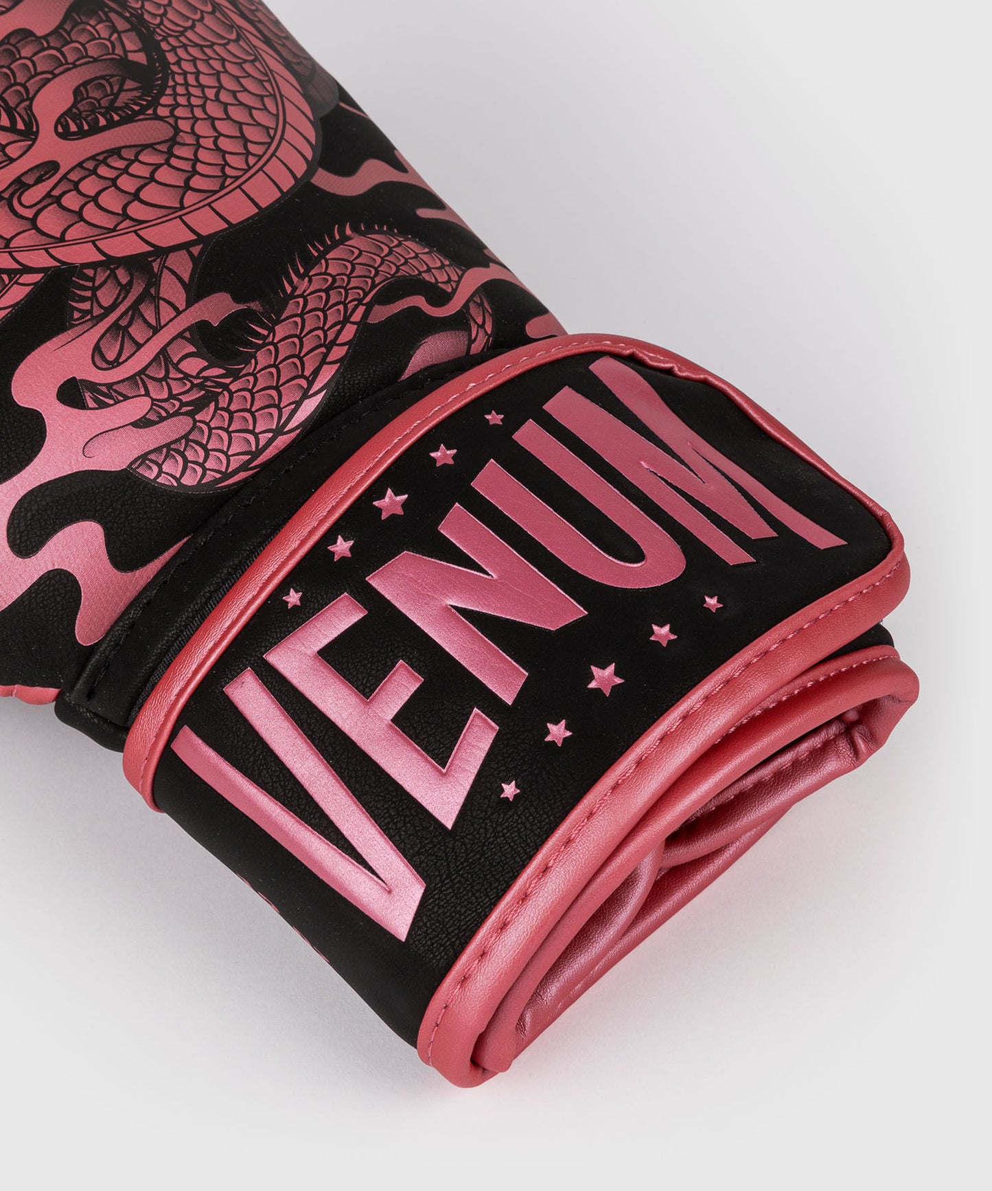 Dragon's Flight Boxing Gloves Black/Metallic Pink