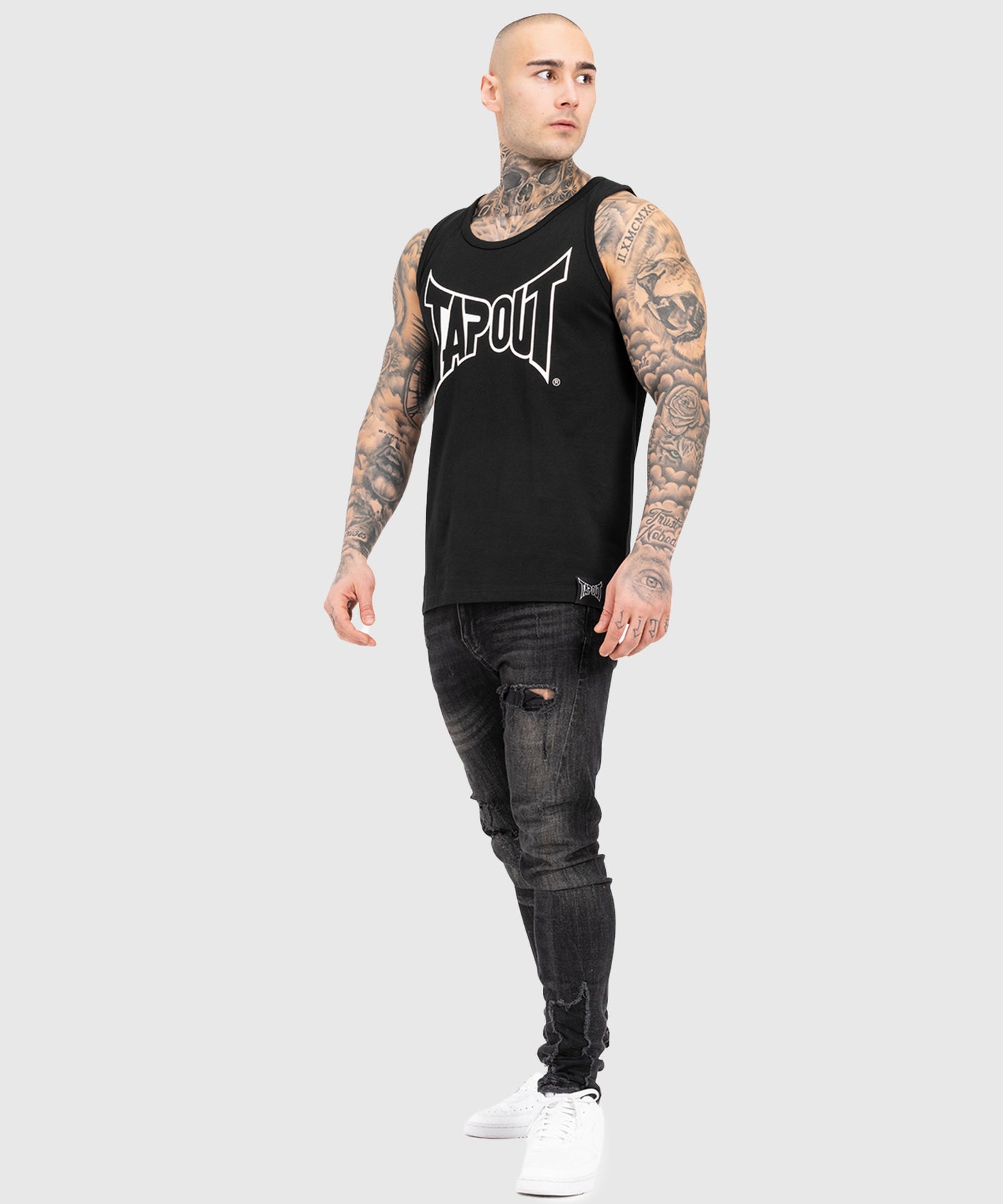 Tapout Tipton Camiseta de Tirantes - Negro