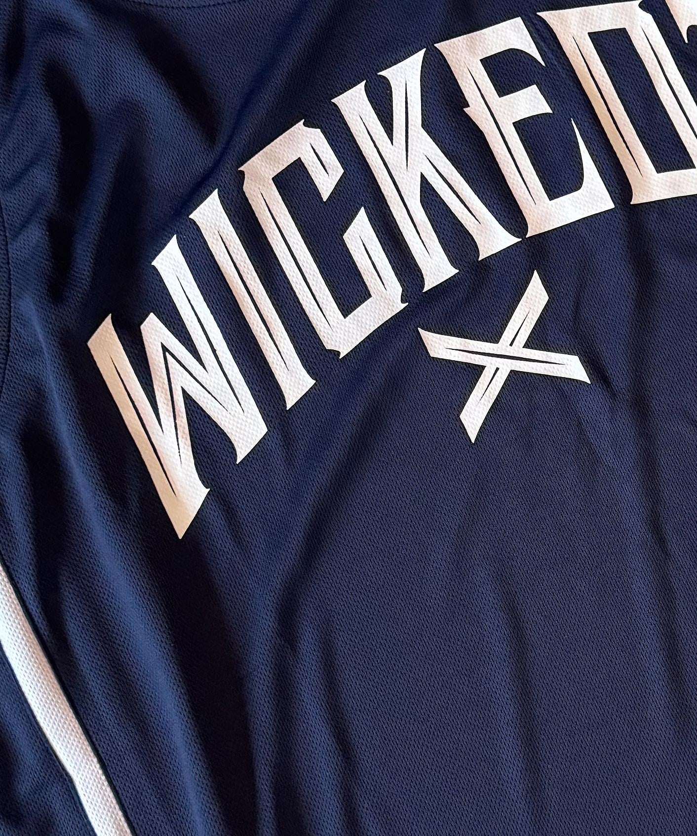 Wicked One Cross Out Canotta - Blu Navy