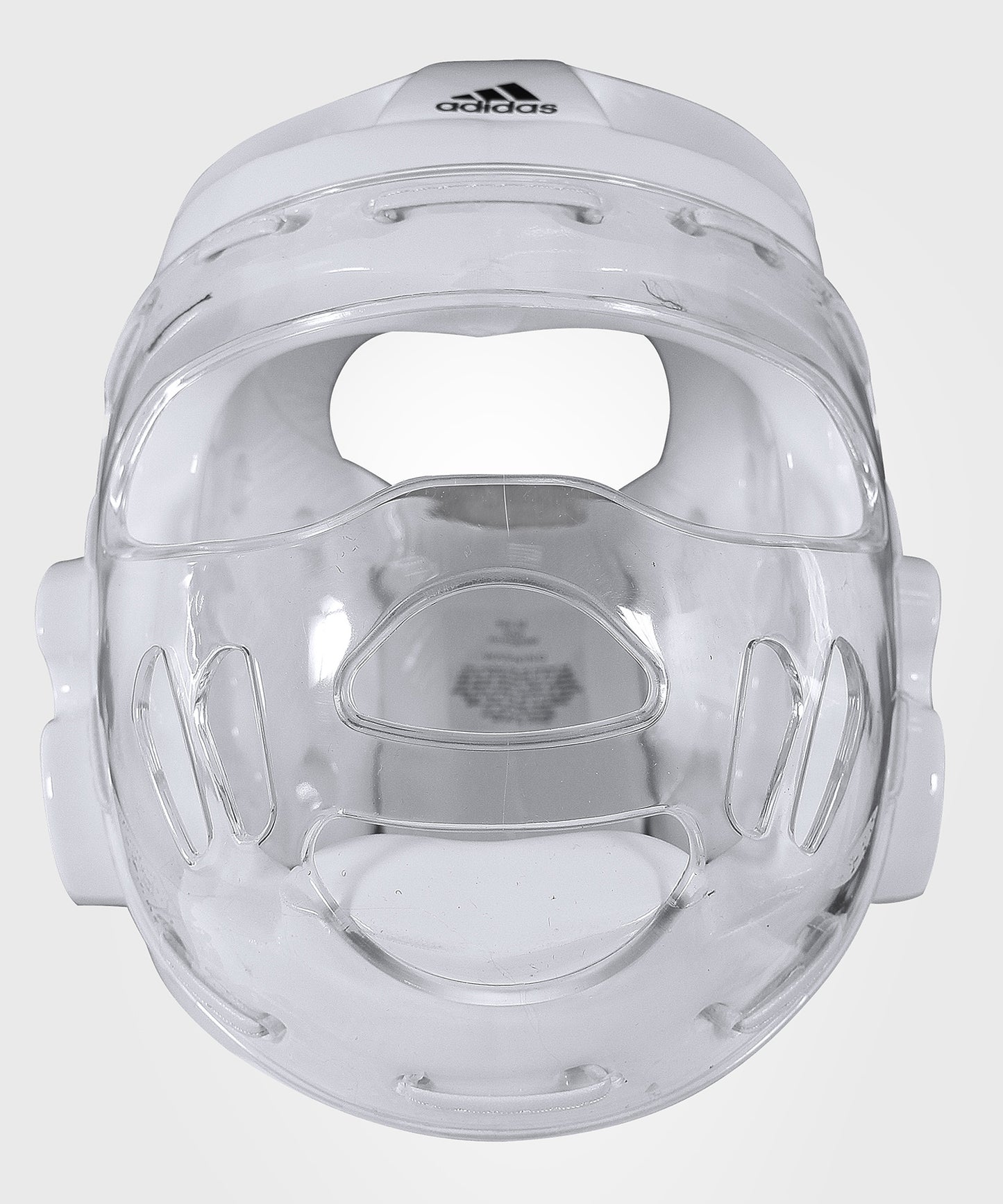 Adidas Taekwondo-Helm mit Visier - Weiß