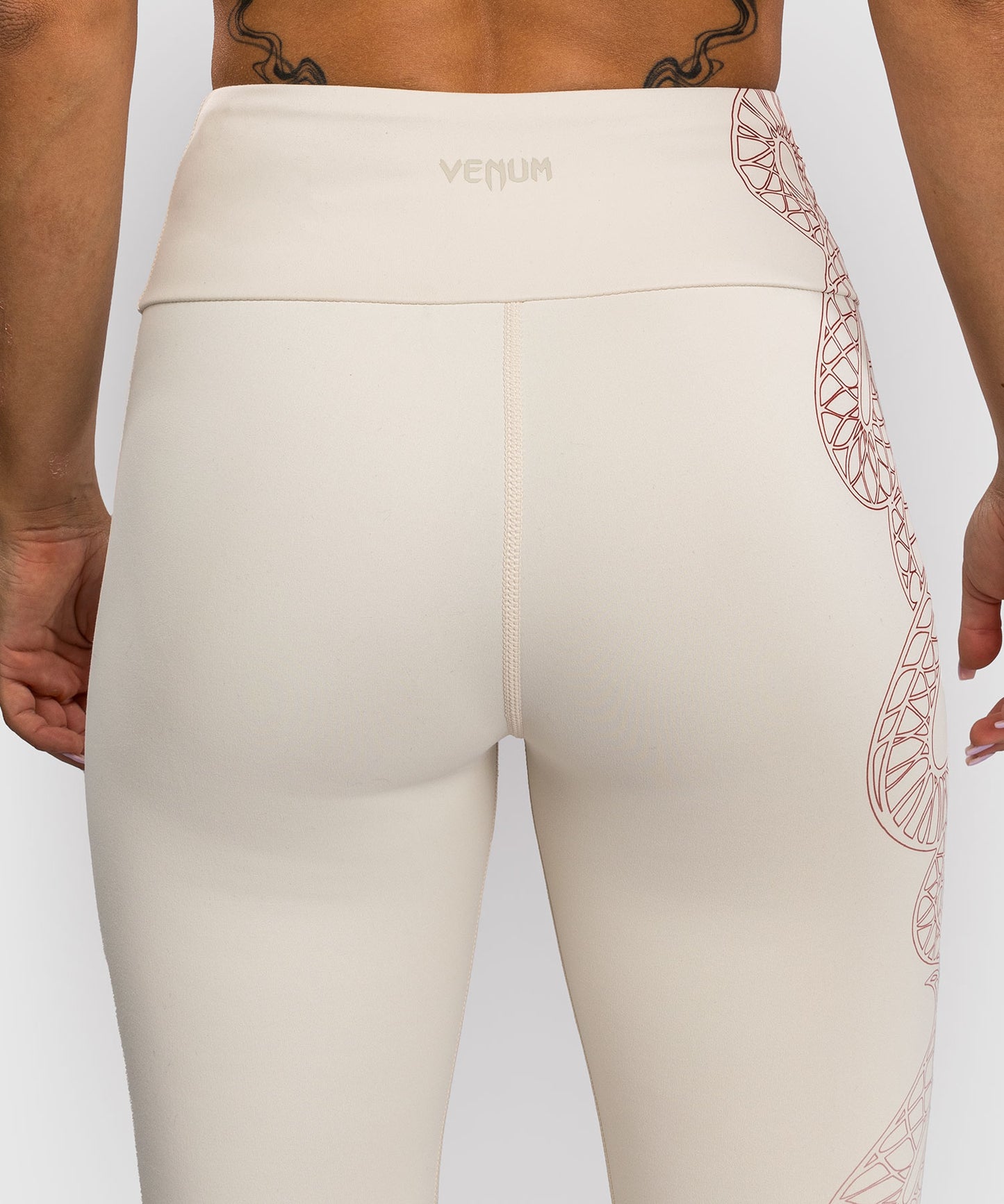 Venum Serpenti Leggings Donna – Avorio/Bordeaux