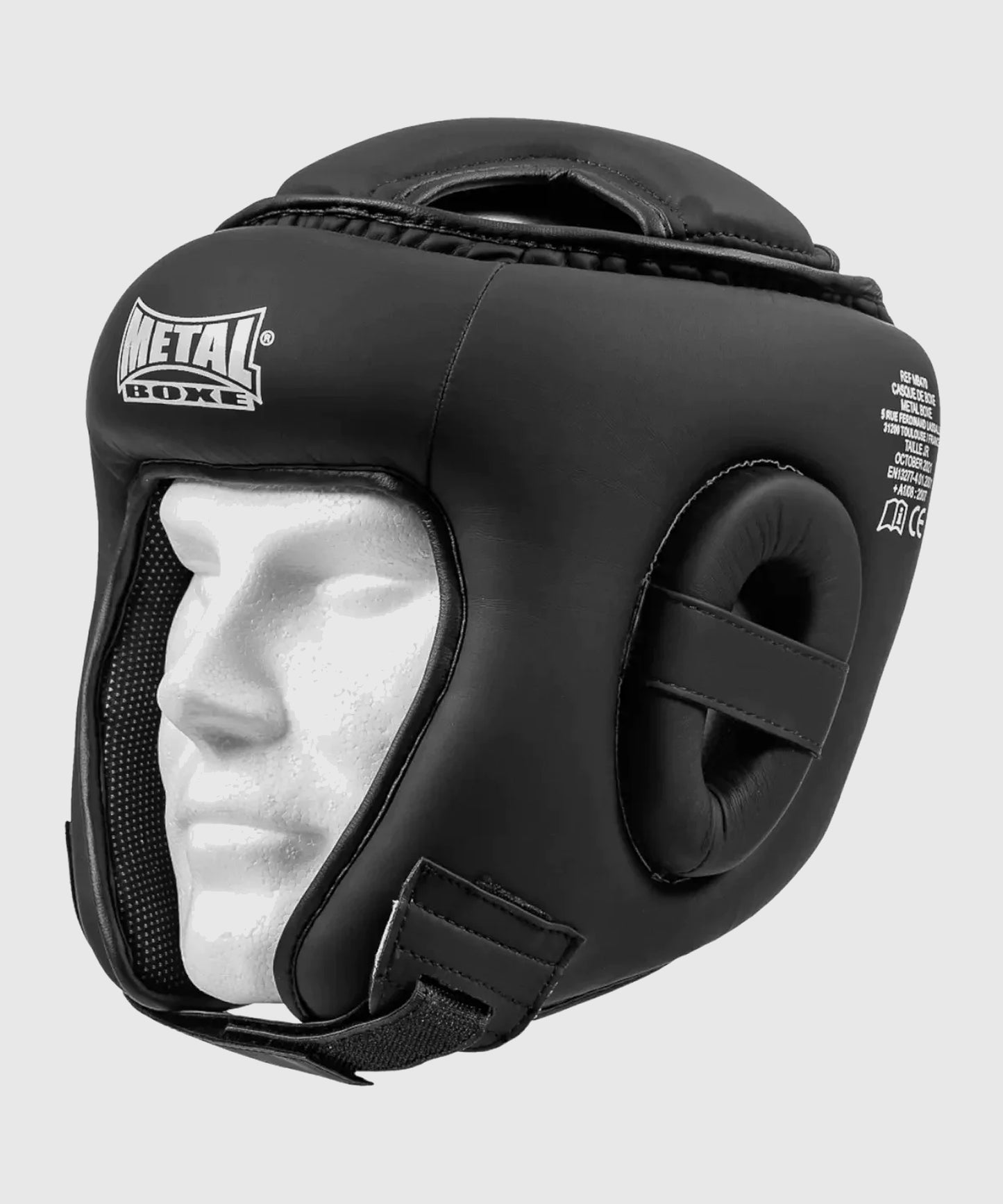 Metal Boxe Casco de Boxeo Compétition - Negro
