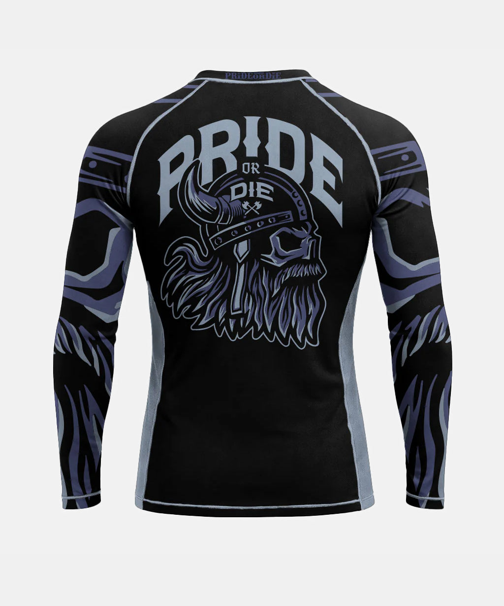 Pride Or Die Brotherhood V.2 Langarm-Rashguard - Schwarz