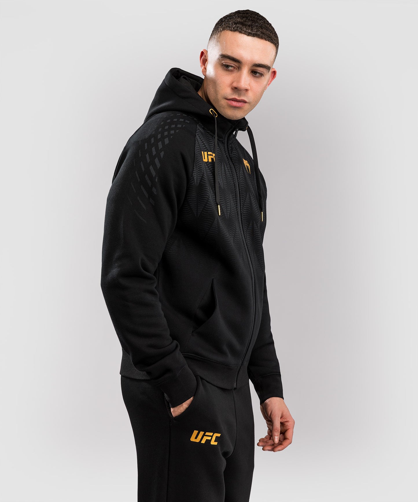 Sweat à capuche zippé Homme UFC Zenith by Venum Replica - Champion