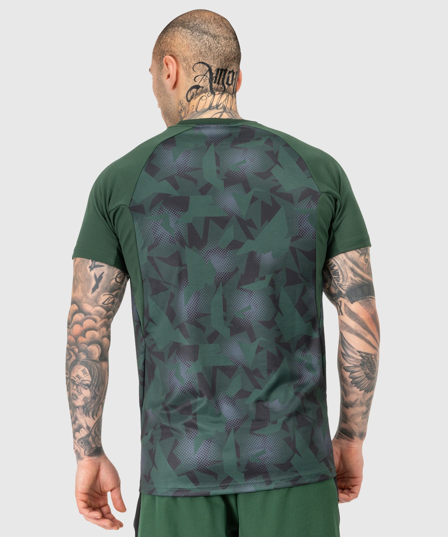 Tapout Training Graphic Camiseta - Negro/Verde
