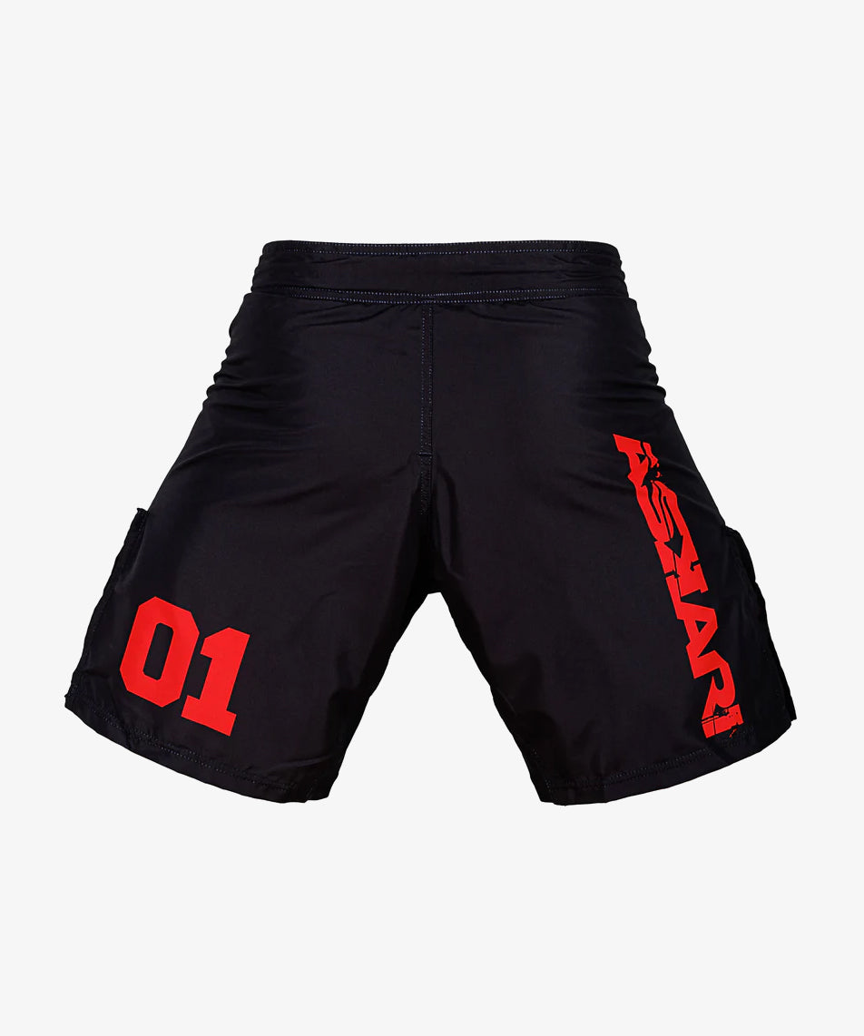 Short de Combat Askari #01 - Noir/Rouge