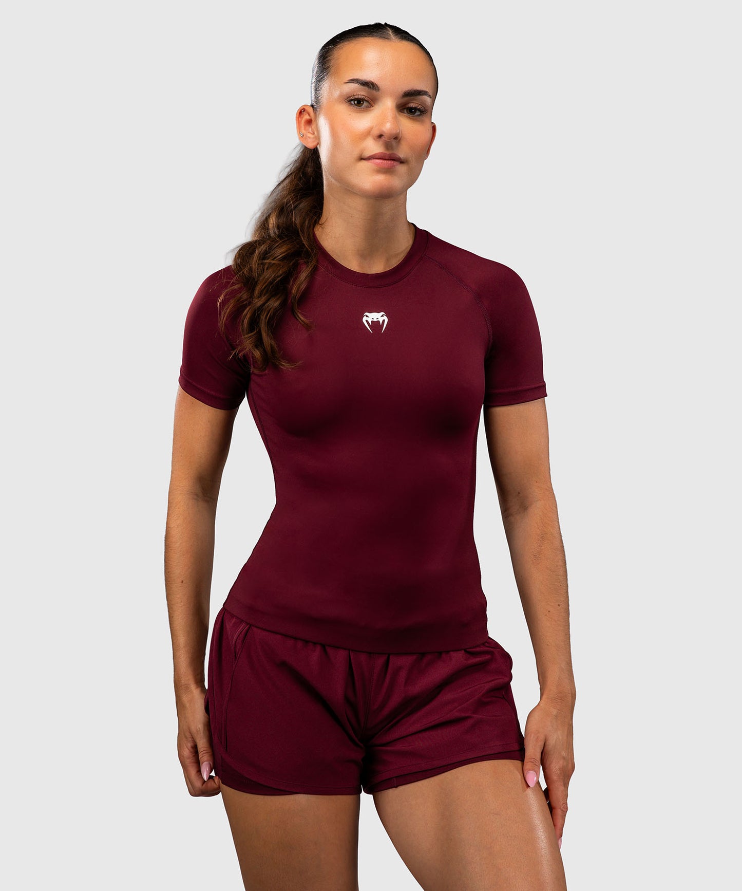 Rashguard à Manches Courtes Venum Aero XT - Prune